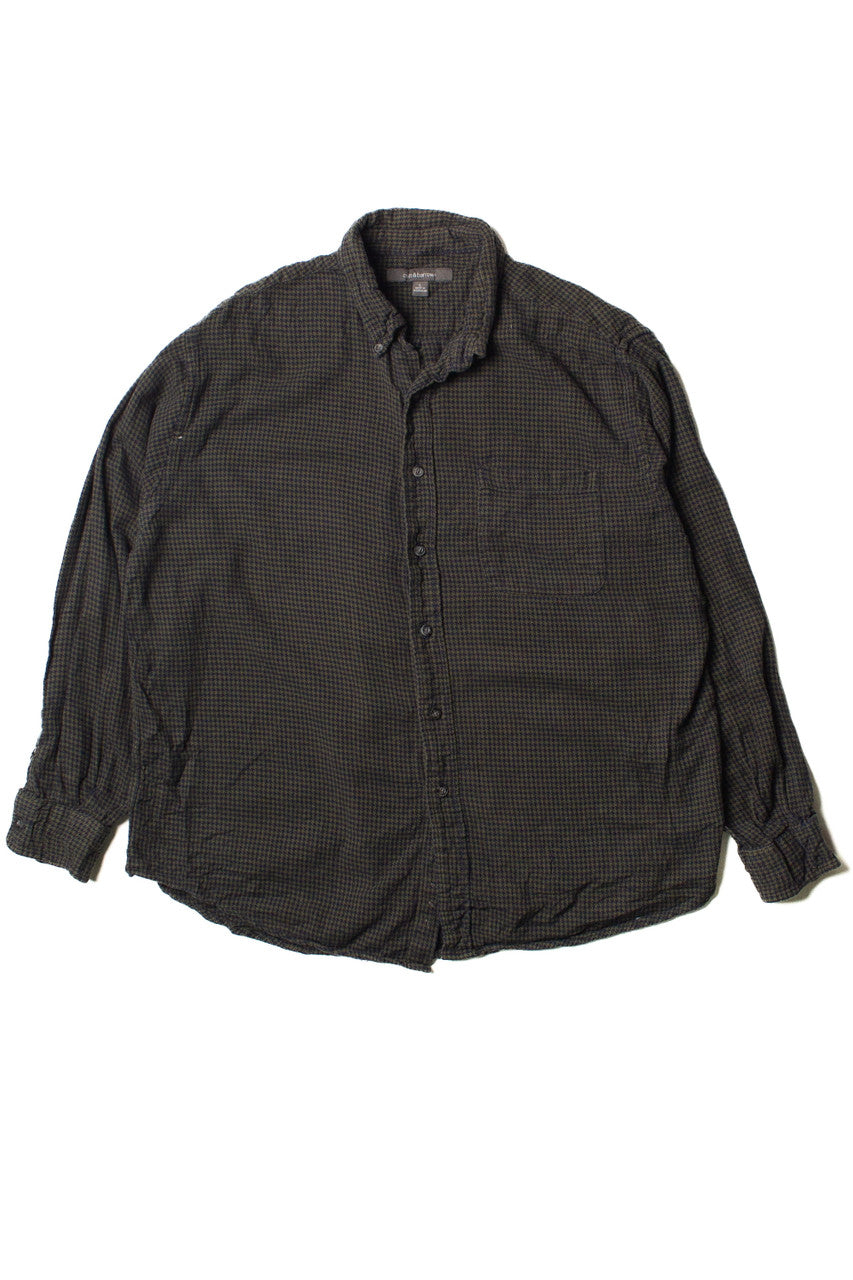 Croft & Barrow Houndstooth Flannel Shirt