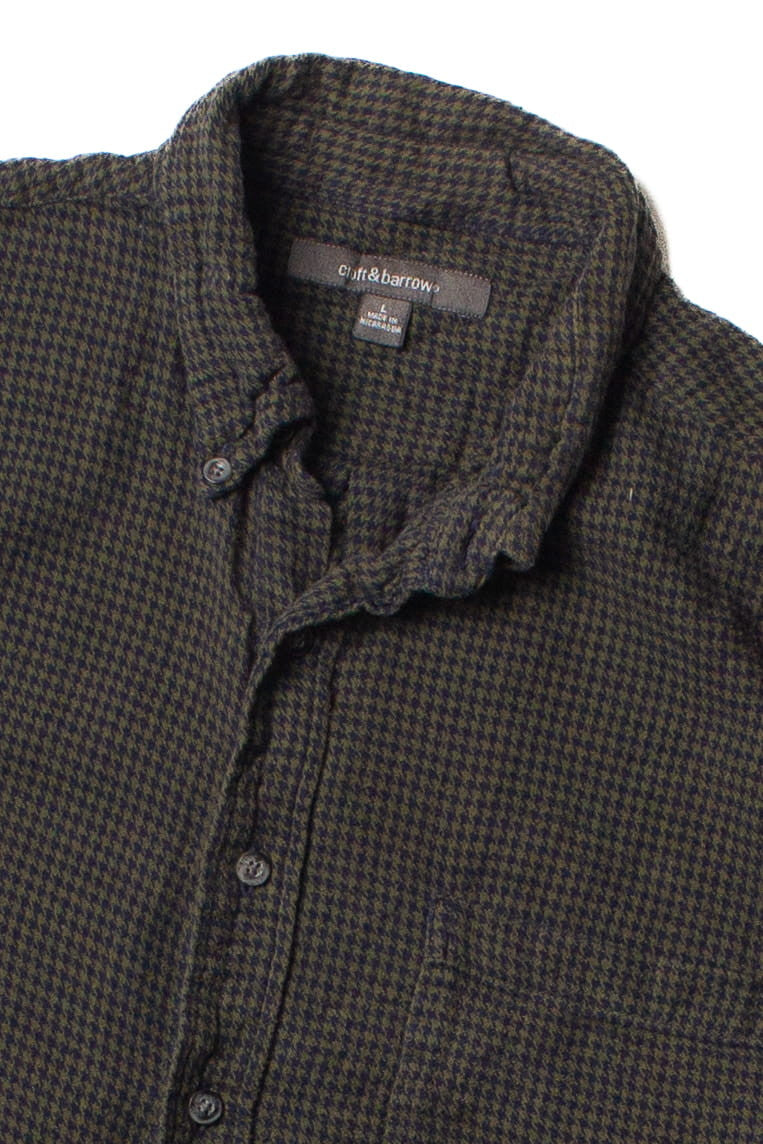 Croft & Barrow Houndstooth Flannel Shirt