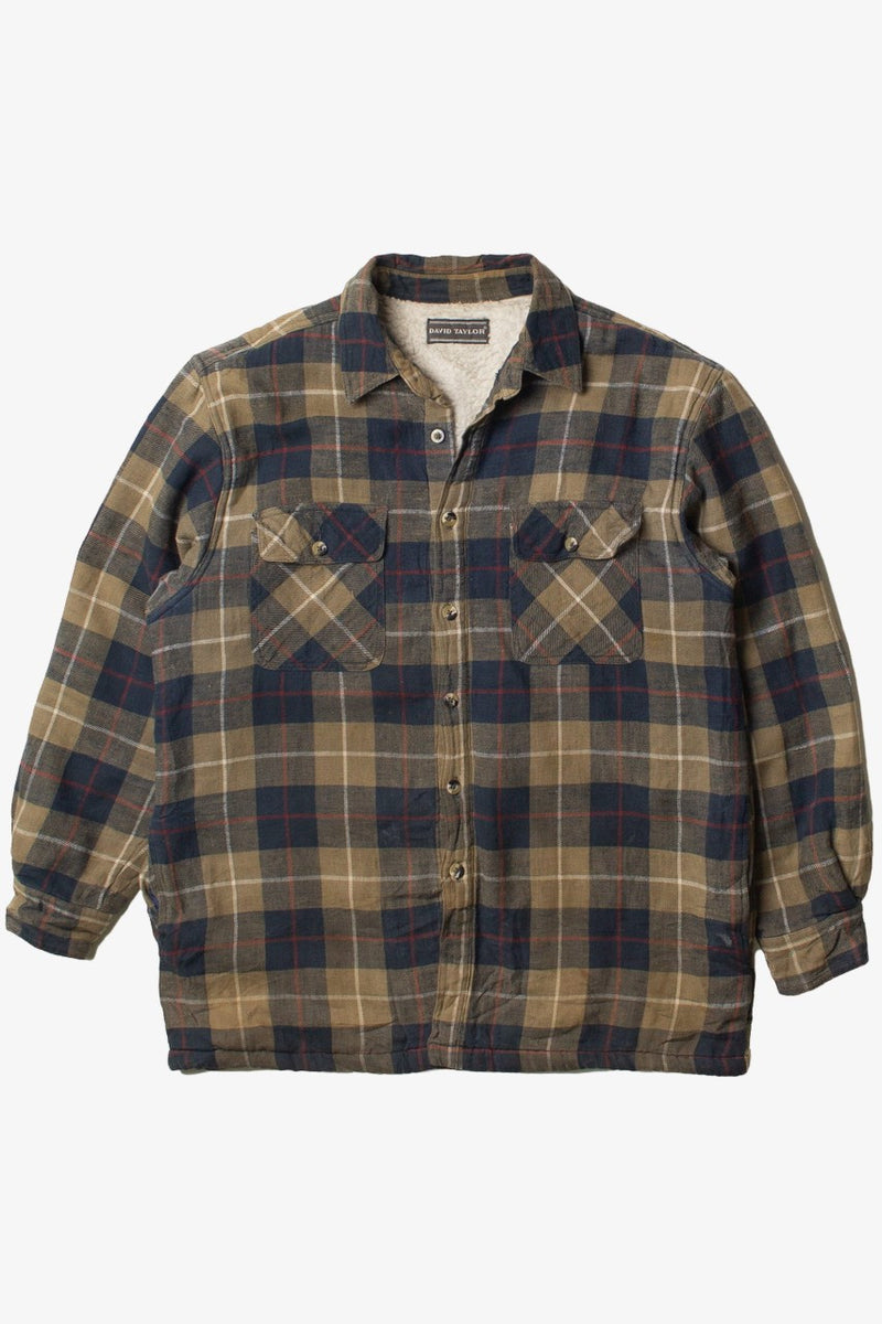 David Taylor Sherpa Lined Flannel Shirt – Ragstock