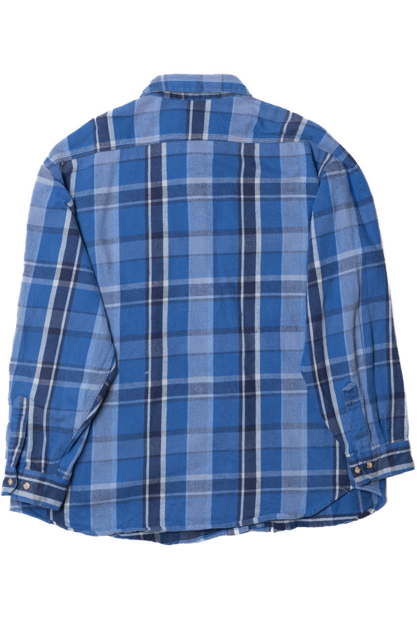 Vintage Carhartt Blue Plaid Flannel Shirt