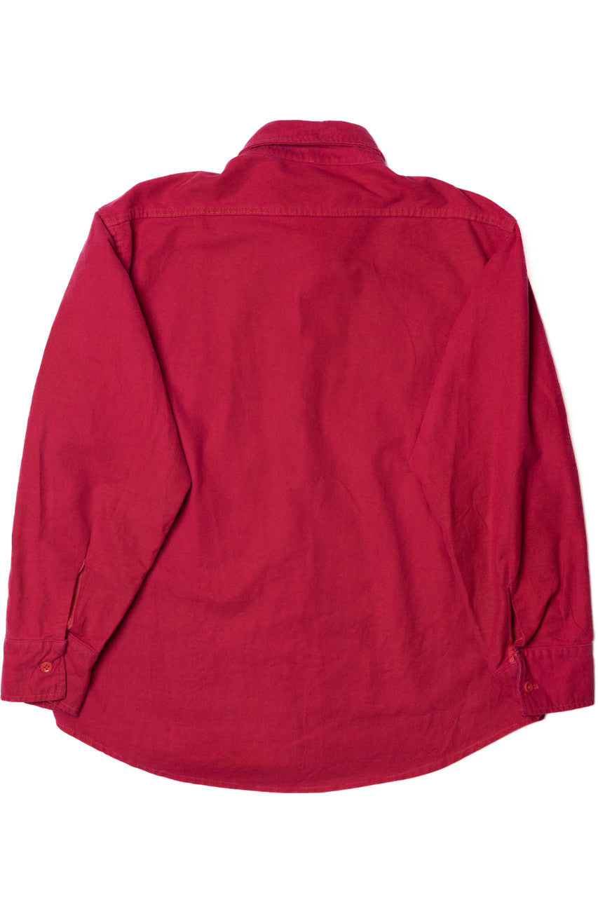 Vintage Cabela's Quilted Shoulder Flannel Shirt