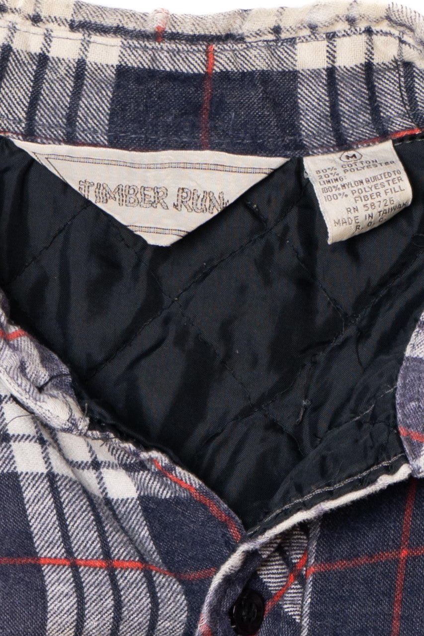 Vintage Distressed Timber Run Lined Flannel Shirt