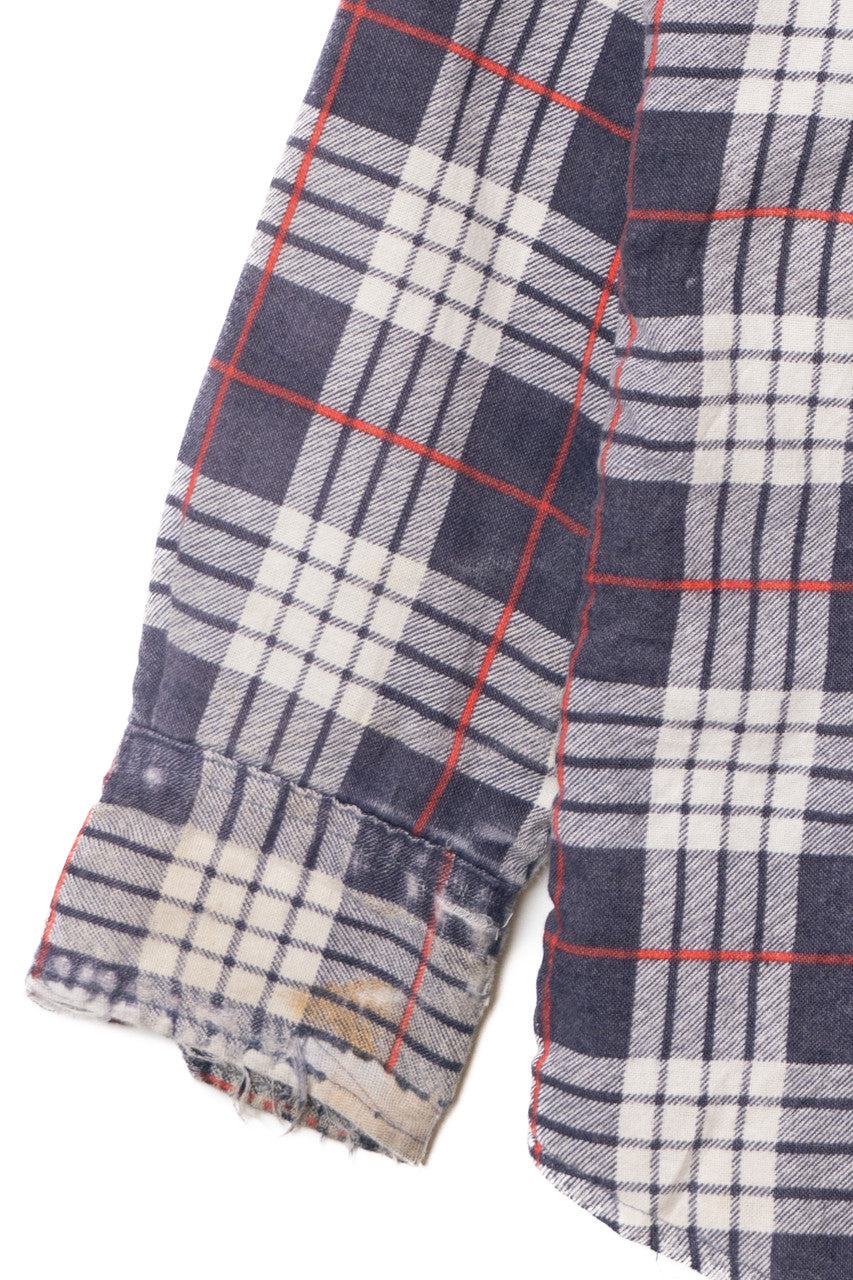 Vintage Distressed Timber Run Lined Flannel Shirt