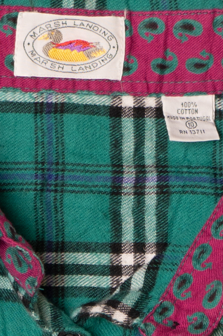 Vintage Marsh Landing Flannel Shirt