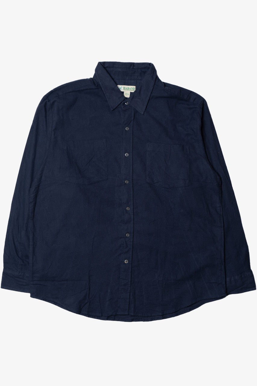 Haband Navy Lightweight Flannel Shirt