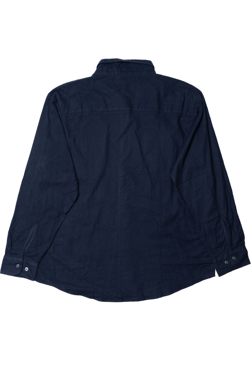 Haband Navy Lightweight Flannel Shirt