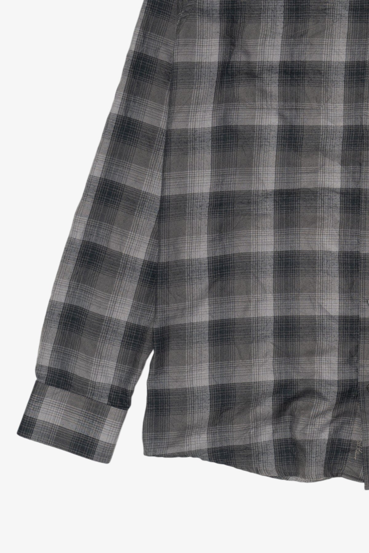 Gray Travis Mathew Flannel Shirt (2010s)