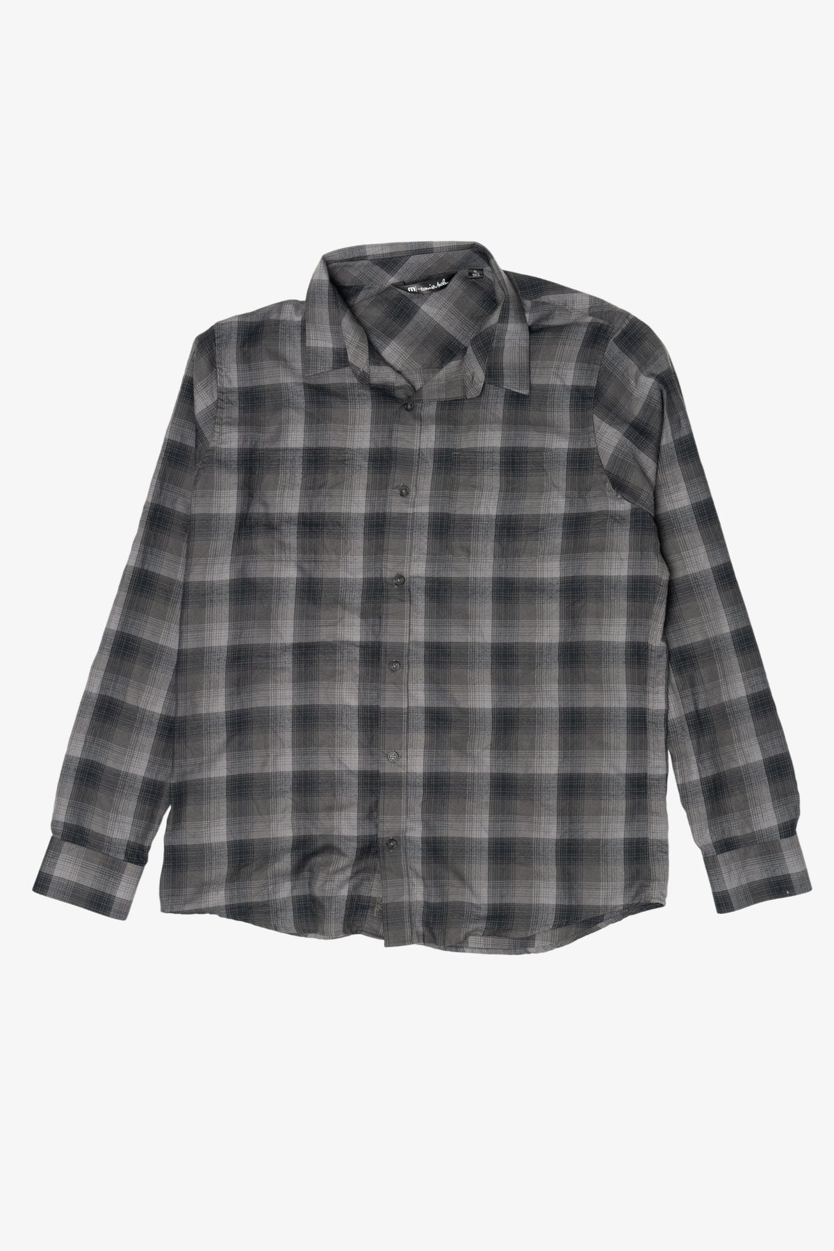 Gray Travis Mathew Flannel Shirt (2010s)