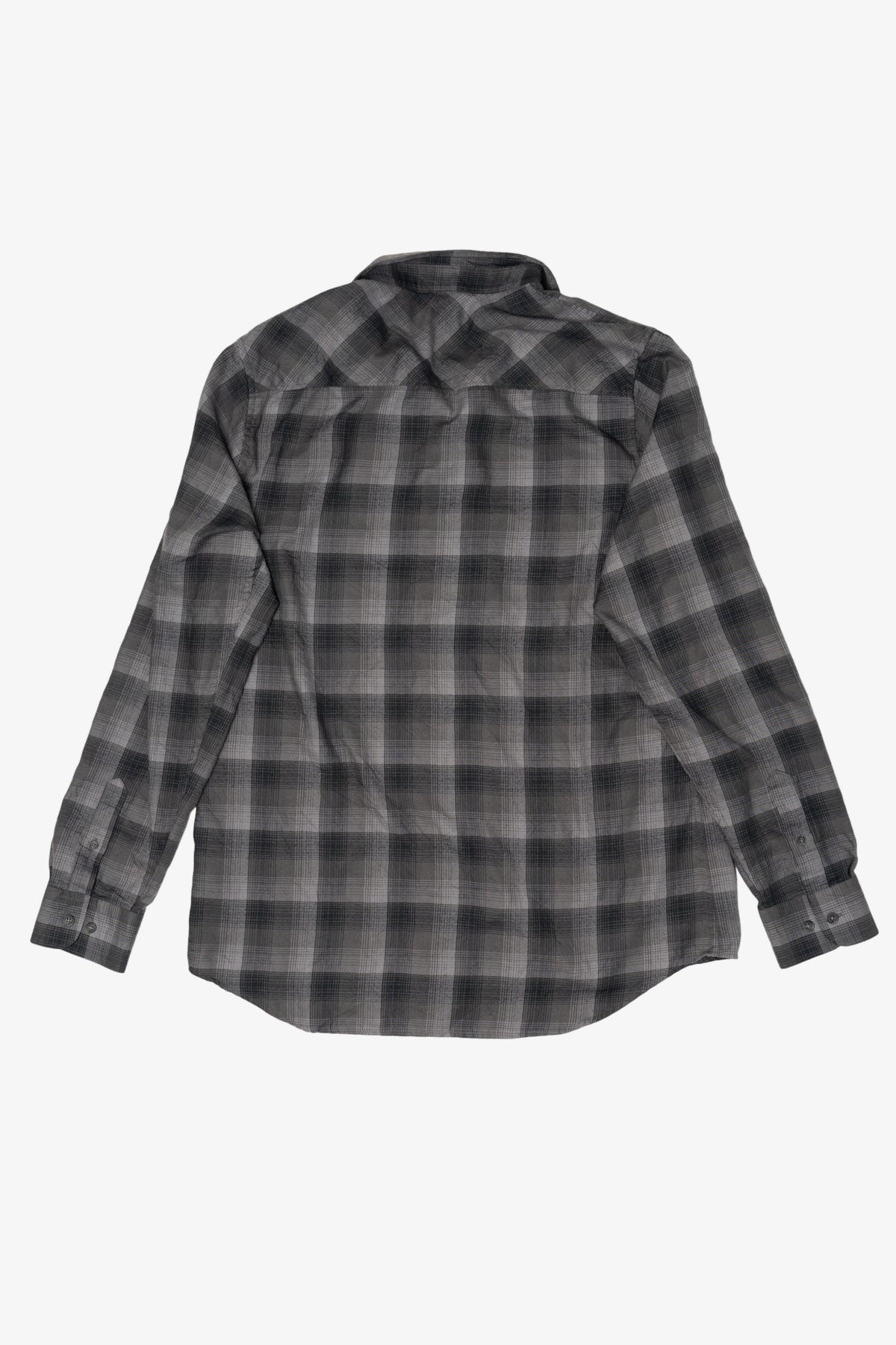 Gray Travis Mathew Flannel Shirt (2010s)