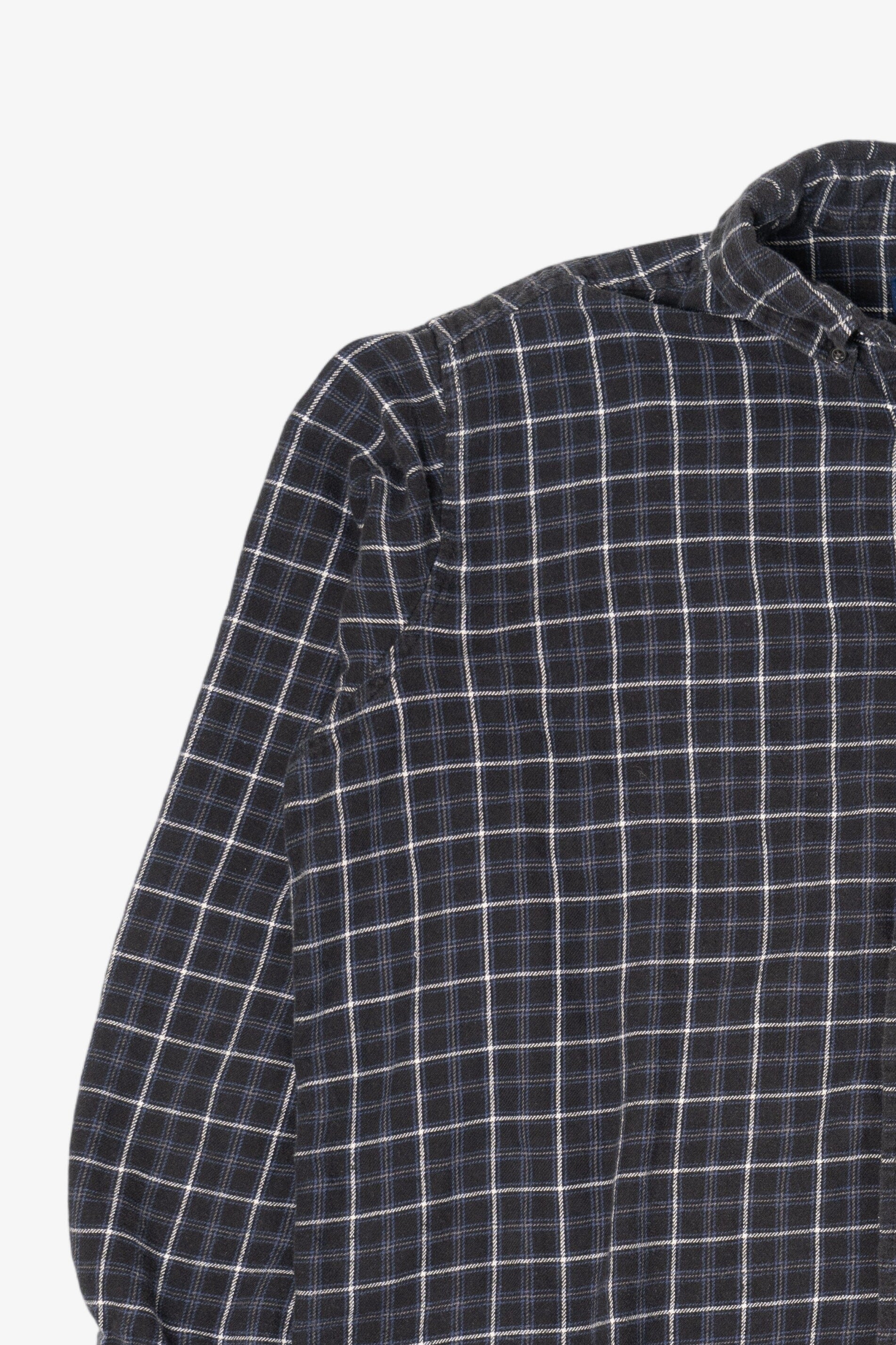 Dark Gray John Ashford Flannel Shirt (2010s)