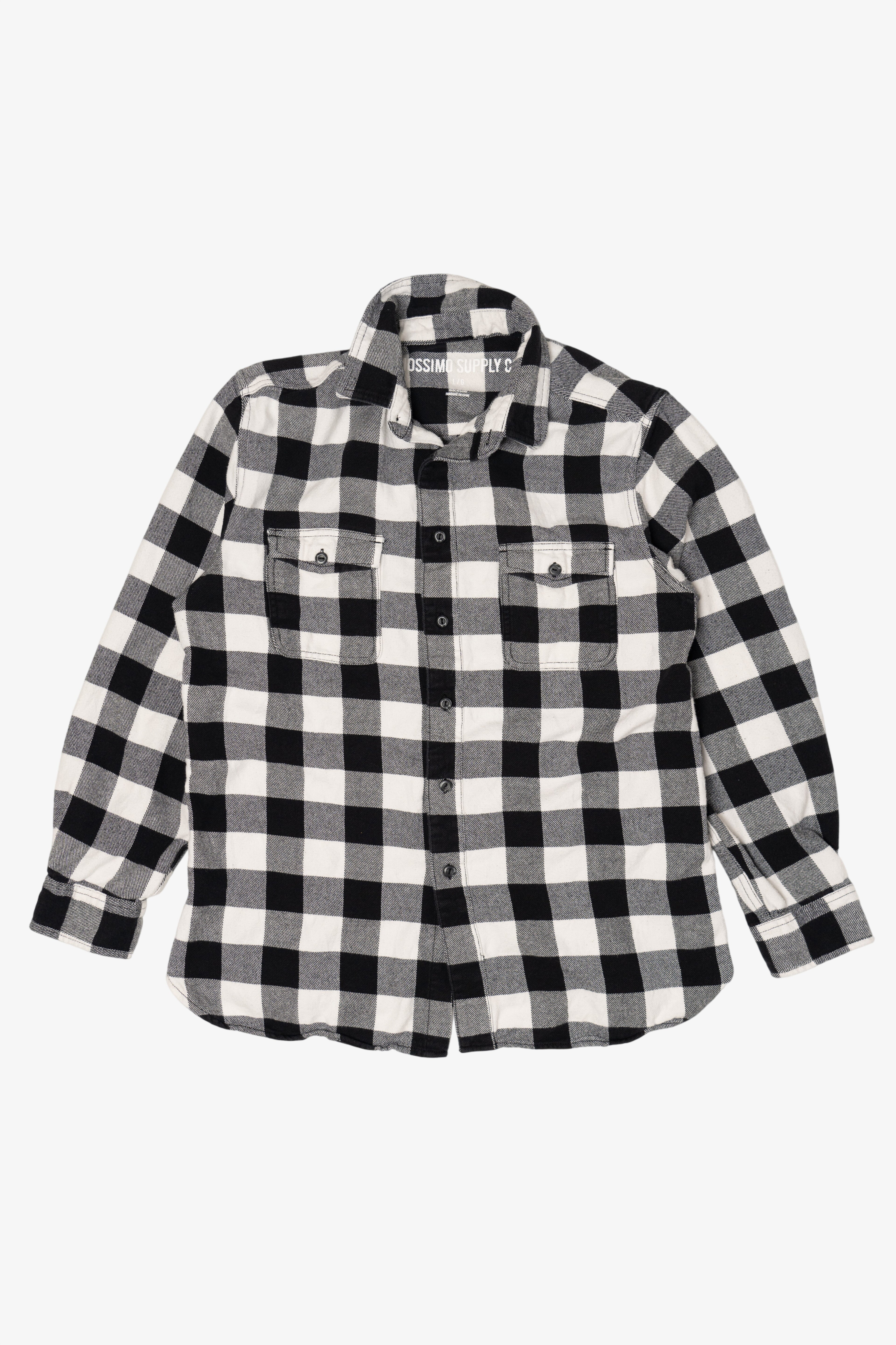 Black And White Mossimo Flannel Shirt (2010s)