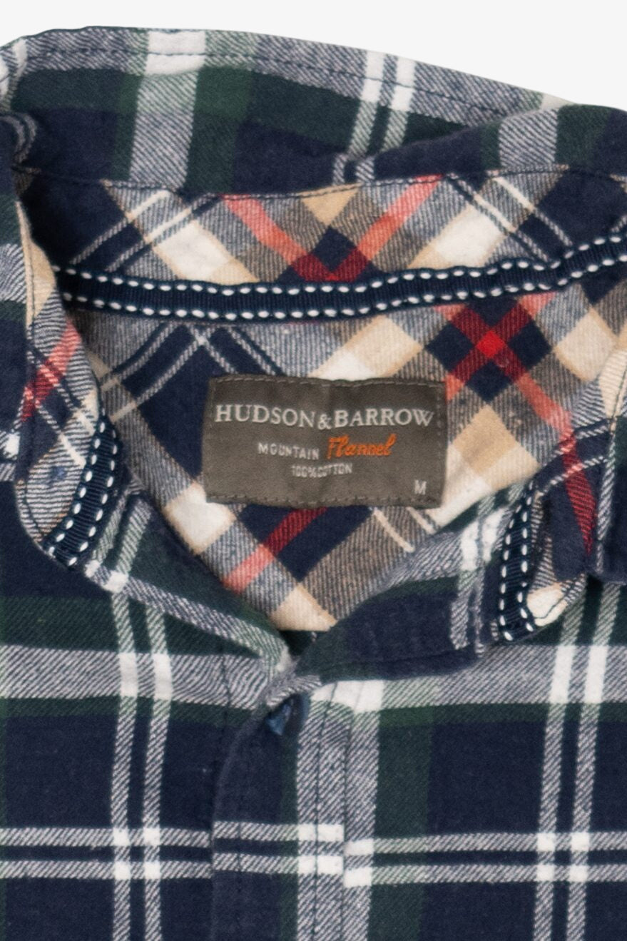 Blue And Green Hudson & Barrow Flannel Shirt (2010s)
