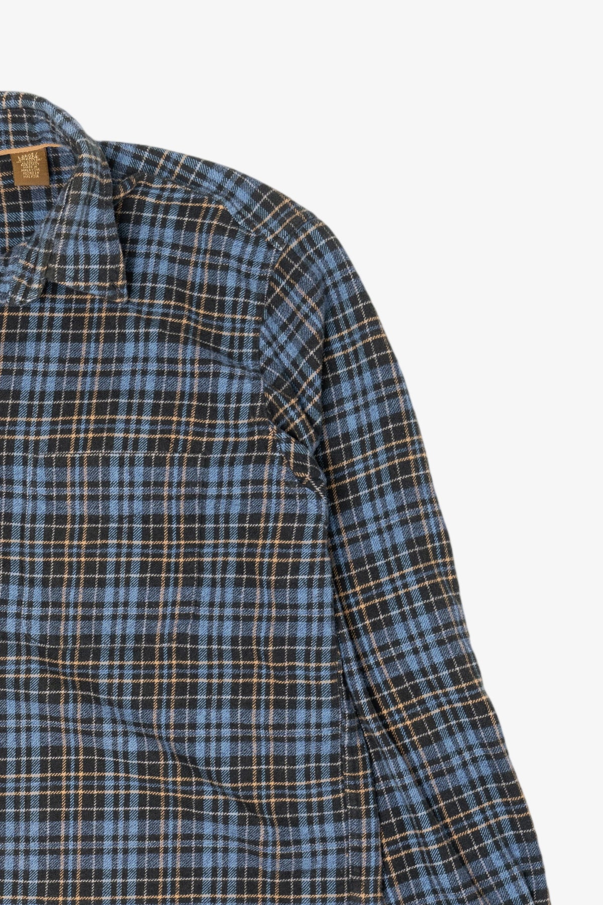 Blue St. John's Bay Flannel Shirt (2010s)