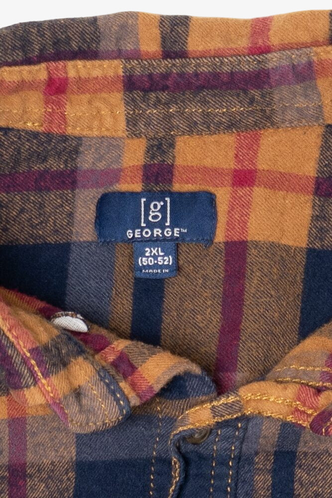 Orange And Blue George Flannel Shirt (2010s)