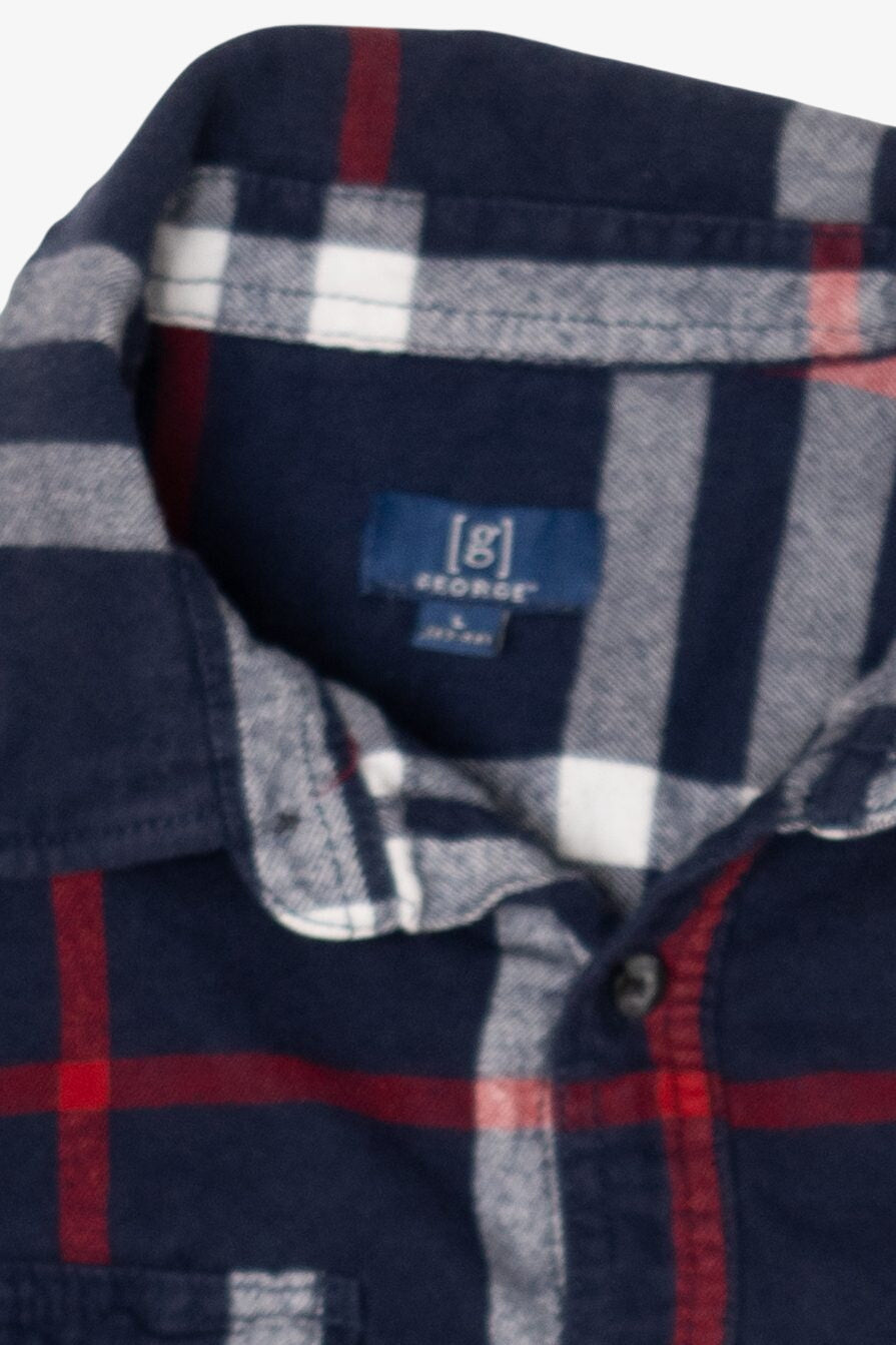 Blue And Red George Flannel Shirt (2020s)
