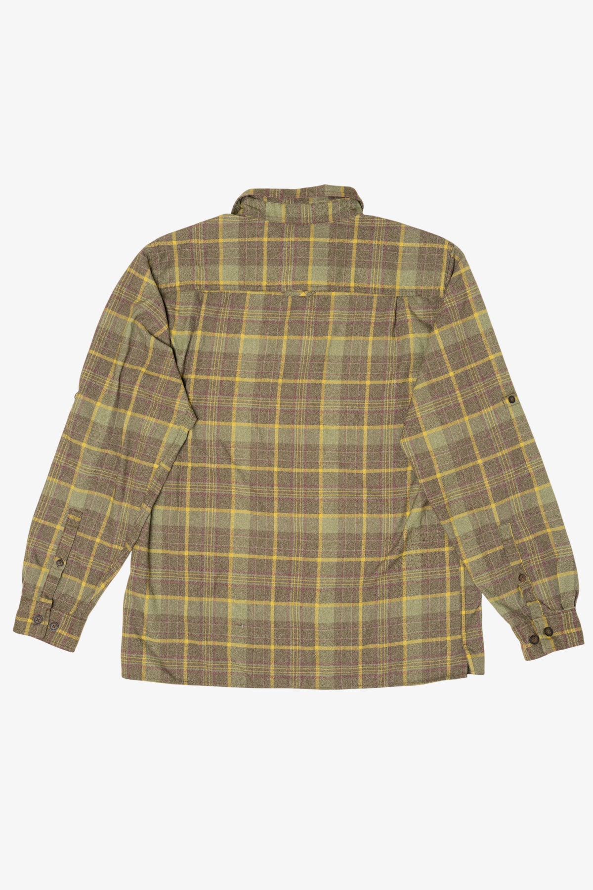Green And Yellow Royal Robbins Flannel Shirt (2010s)