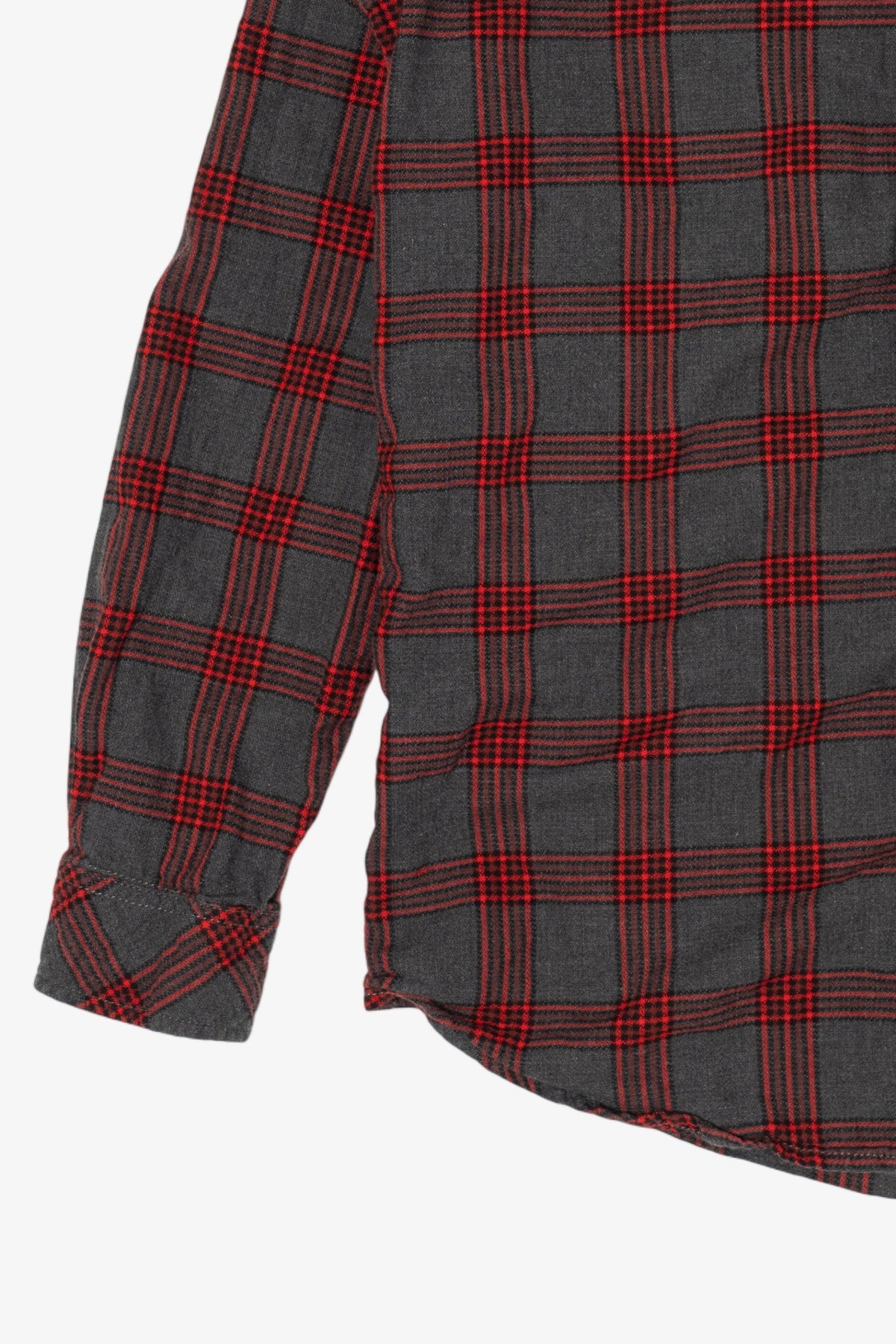 Dark Gray And Red Twills United Flannel Shirt (2010s)