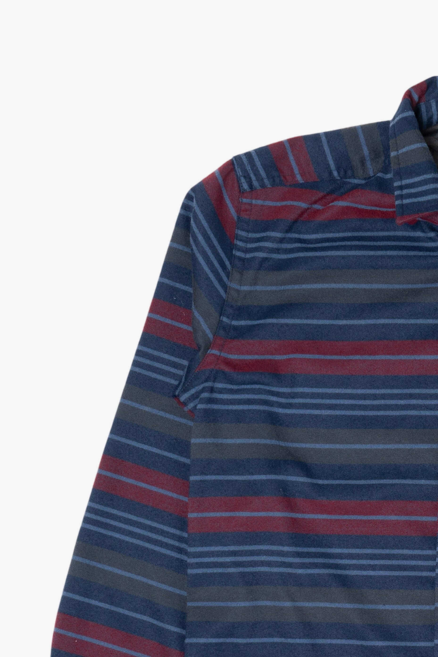 Blue Striped George Flannel Shirt (2010s)