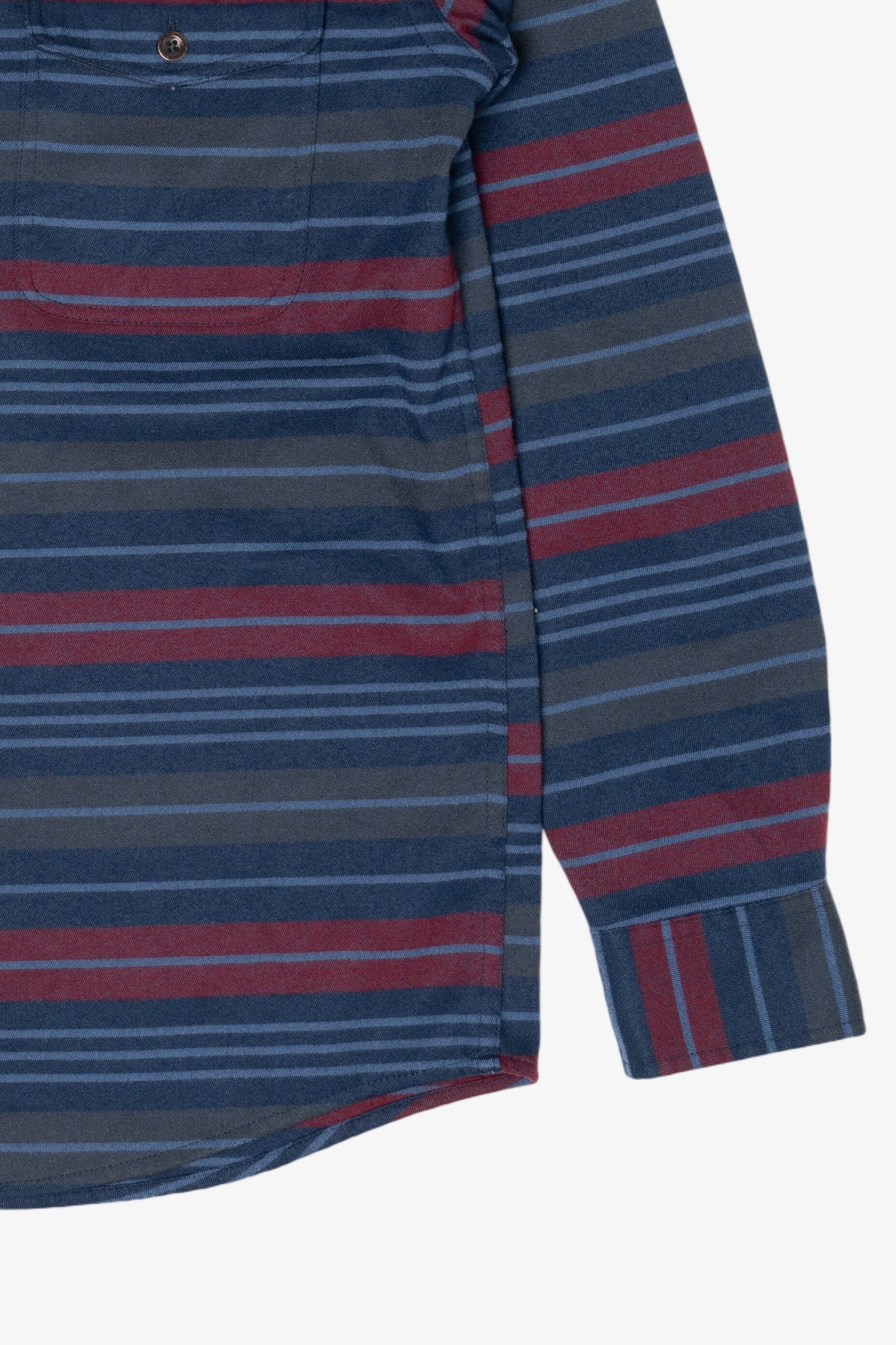 Blue Striped George Flannel Shirt (2010s)