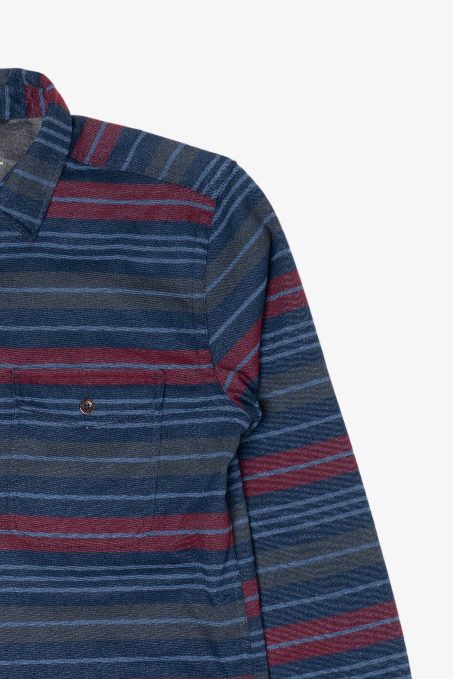Blue Striped George Flannel Shirt (2010s)