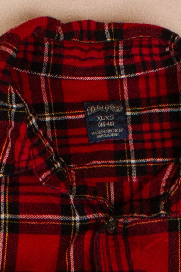 Red Faded Glory Flannel Shirt (2000s)