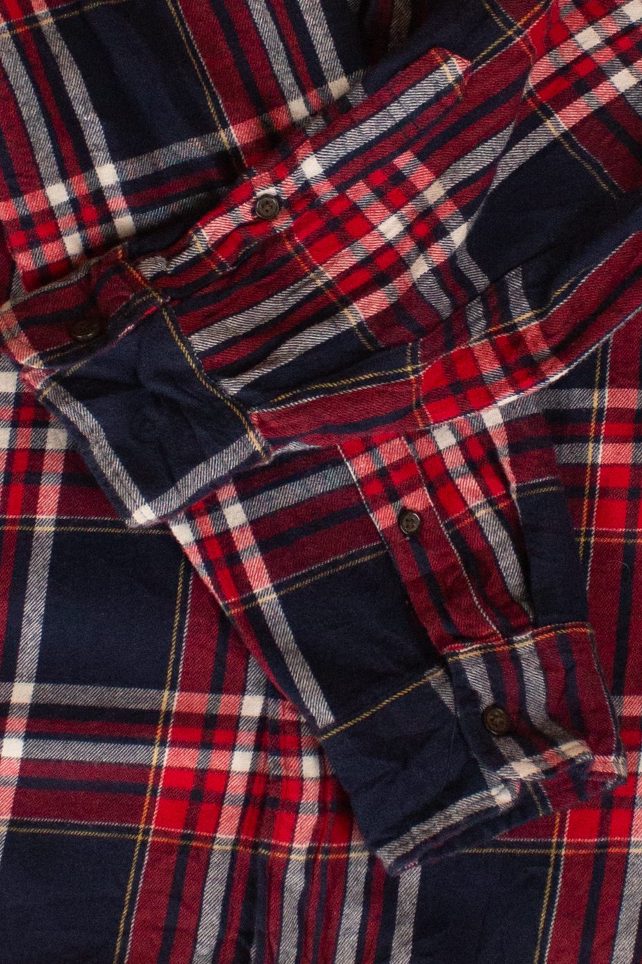 Red & Navy St. John's Bay Flannel Shirt (2000s)