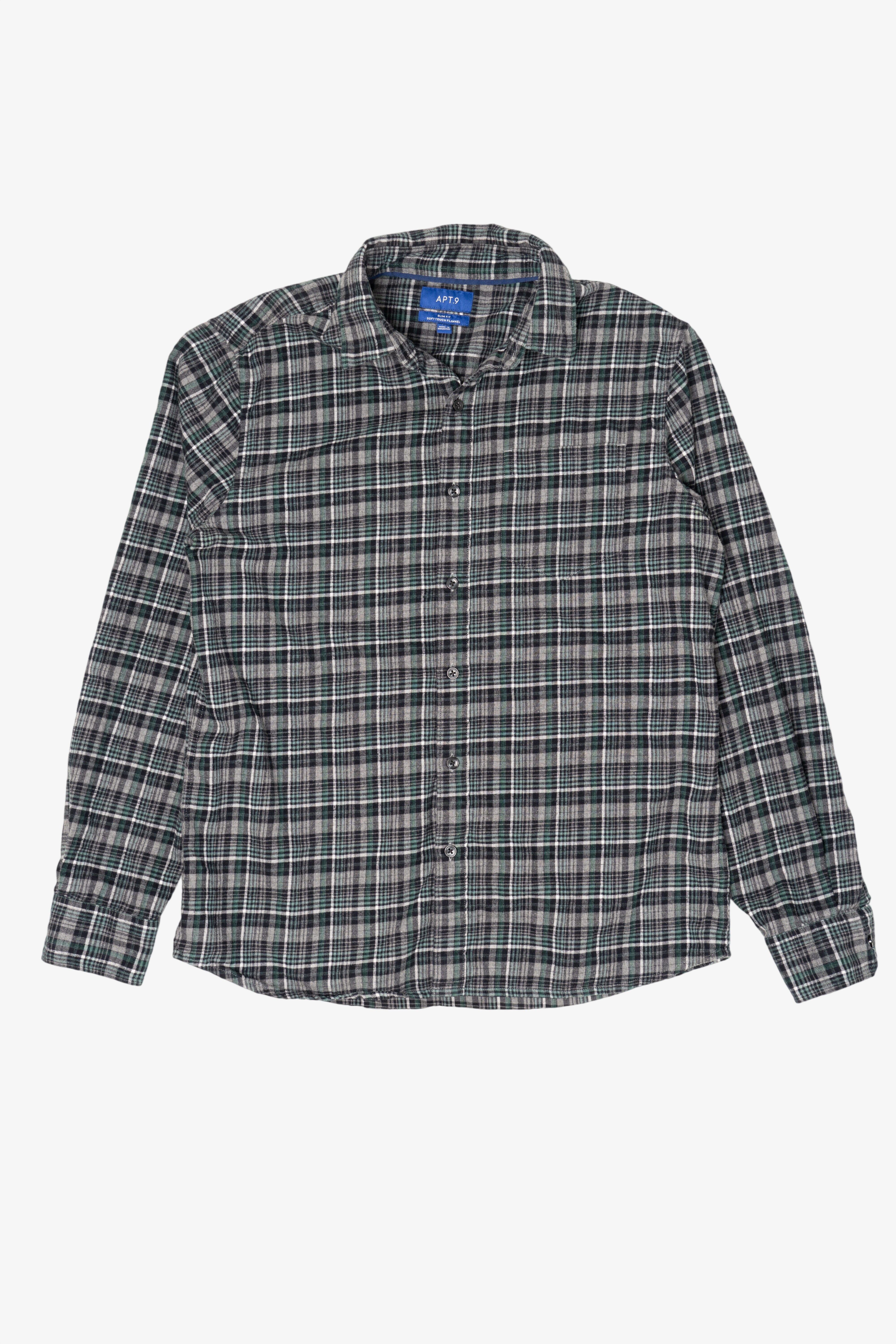 Dark Gray Apt.9 Flannel Shirt (2010s)