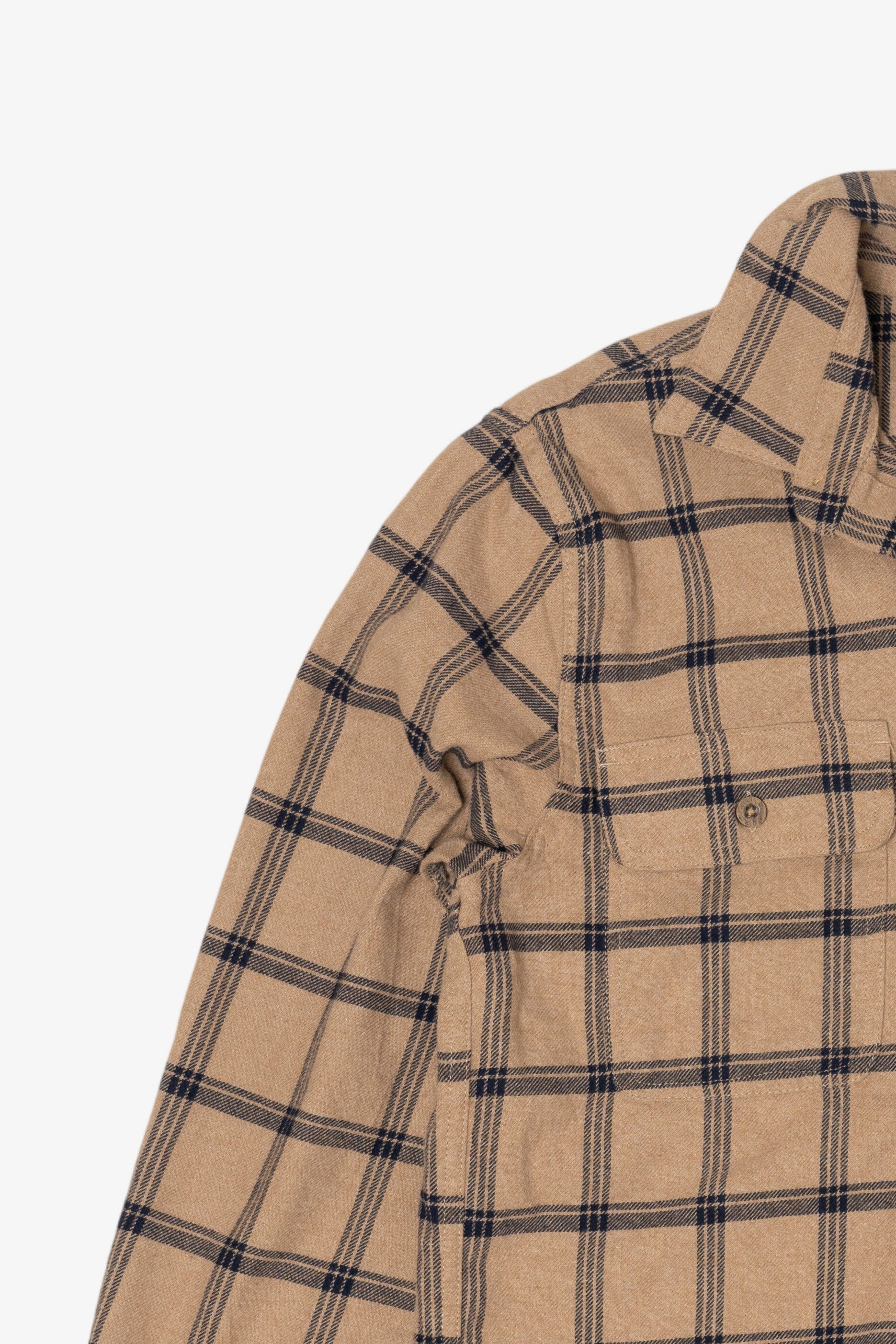 Light Brown Wrangler Flannel Shirt (2010s)