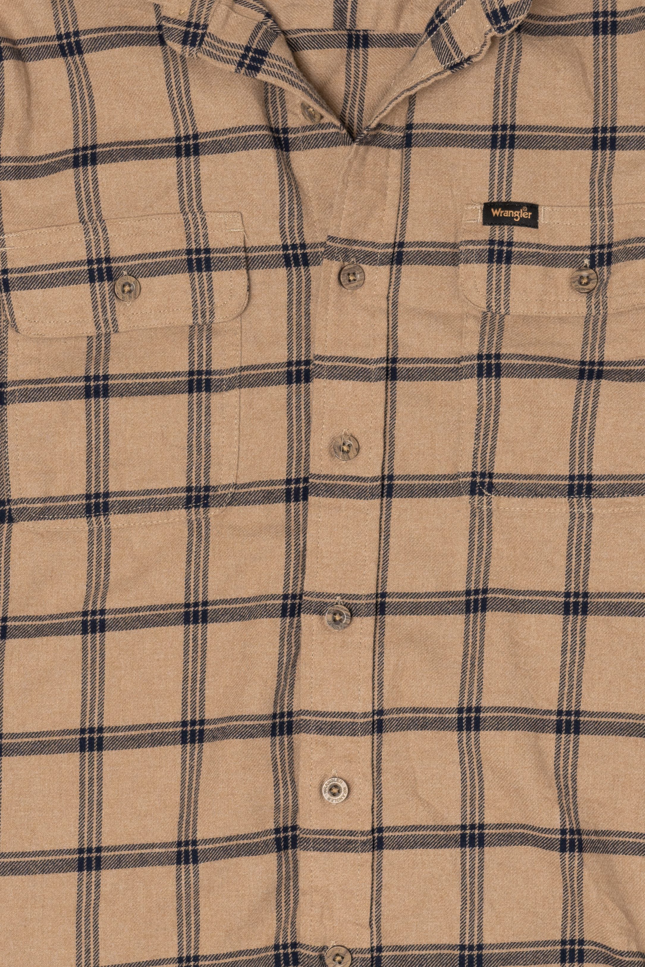 Light Brown Wrangler Flannel Shirt (2010s)