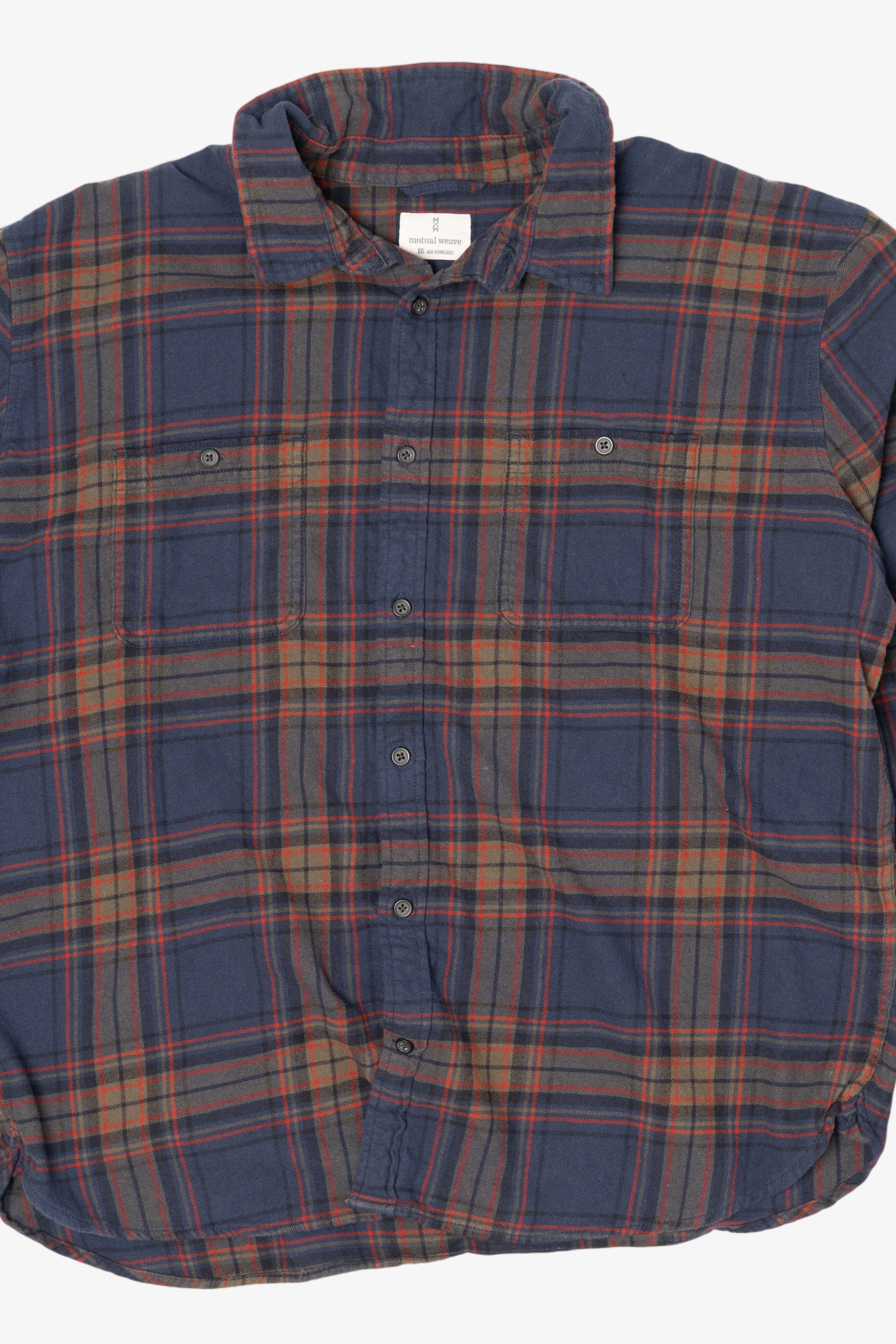 Blue Mutual Weave Flannel Shirt (2010s)