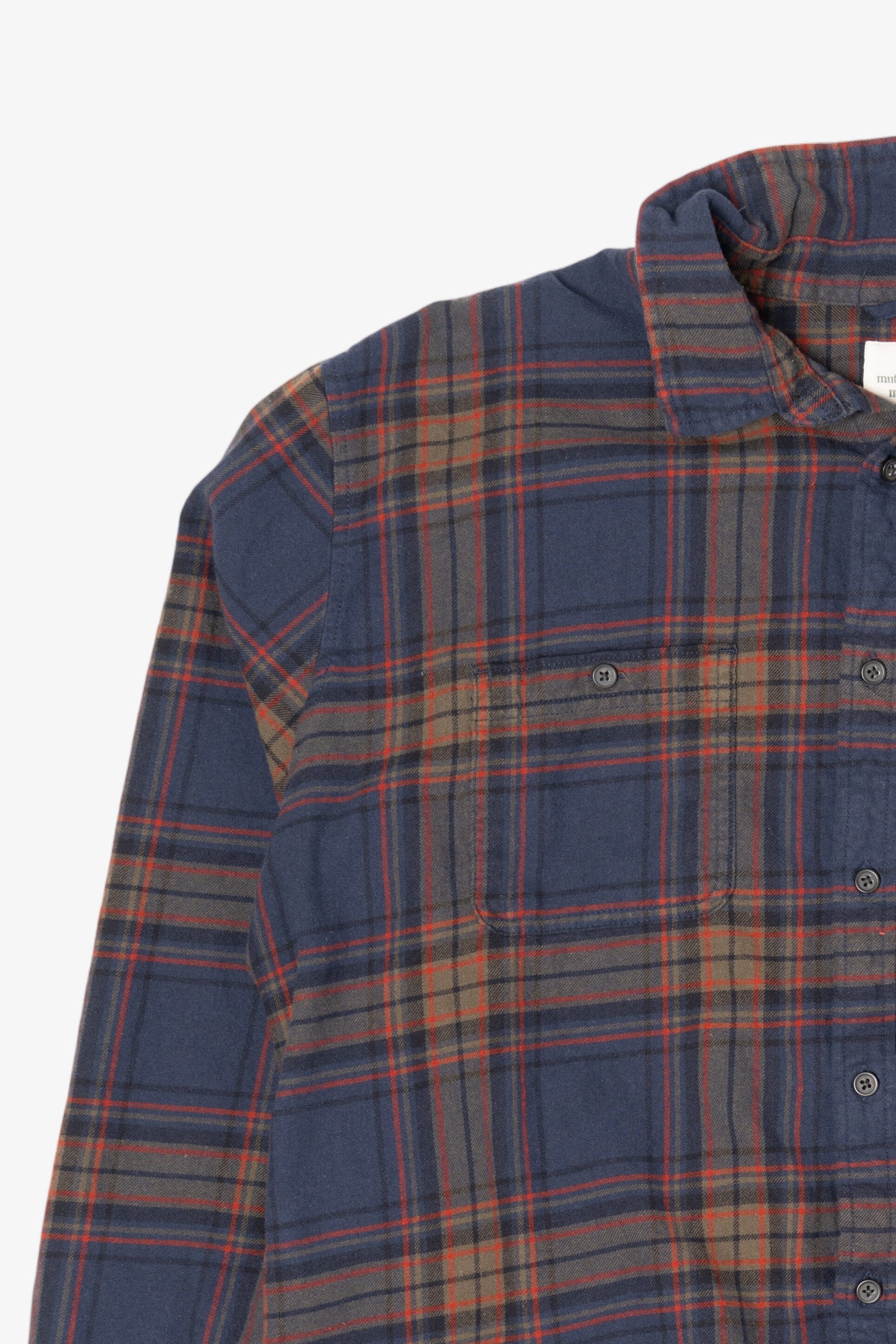 Blue Mutual Weave Flannel Shirt (2010s)
