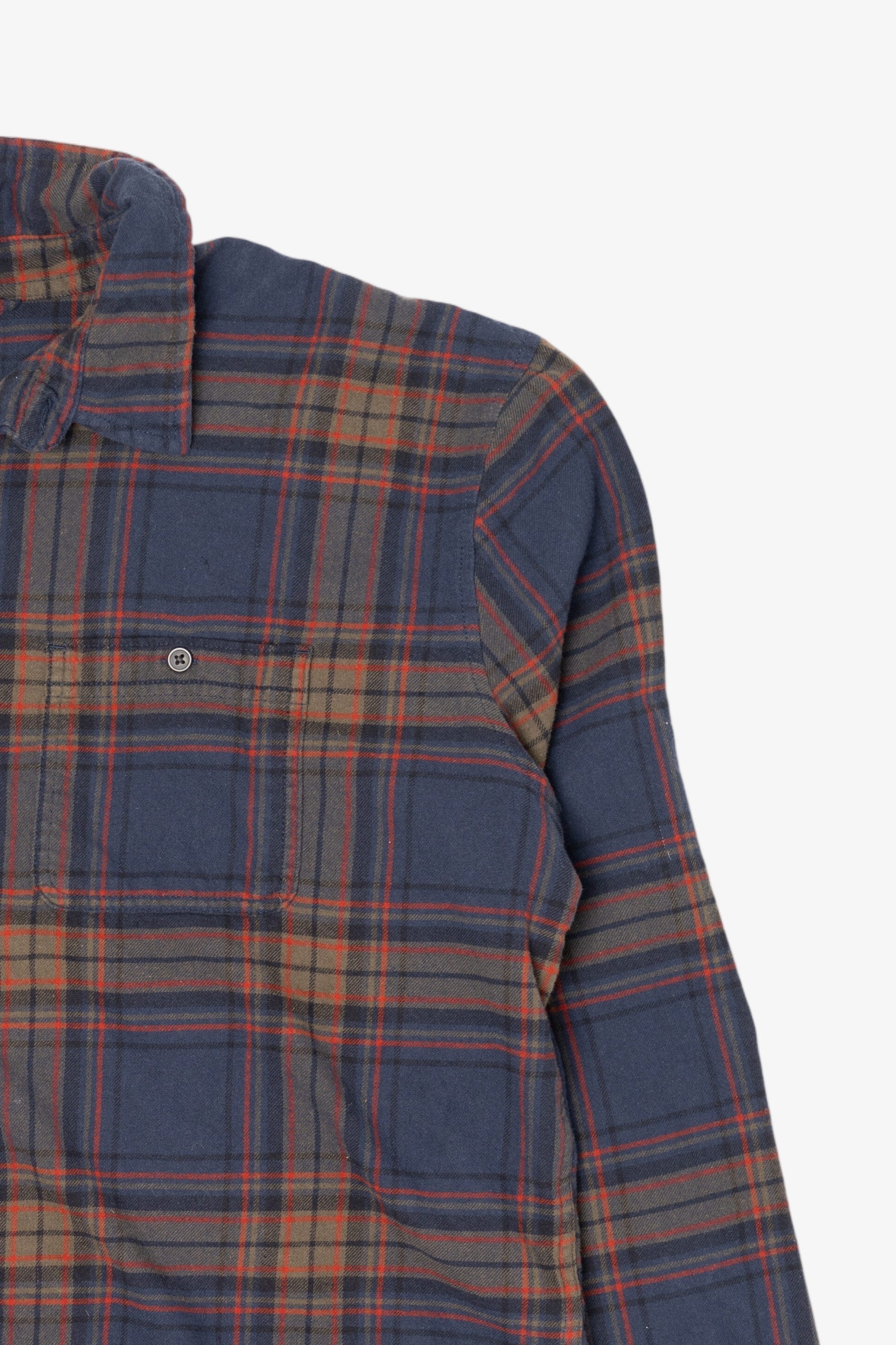 Blue Mutual Weave Flannel Shirt (2010s)