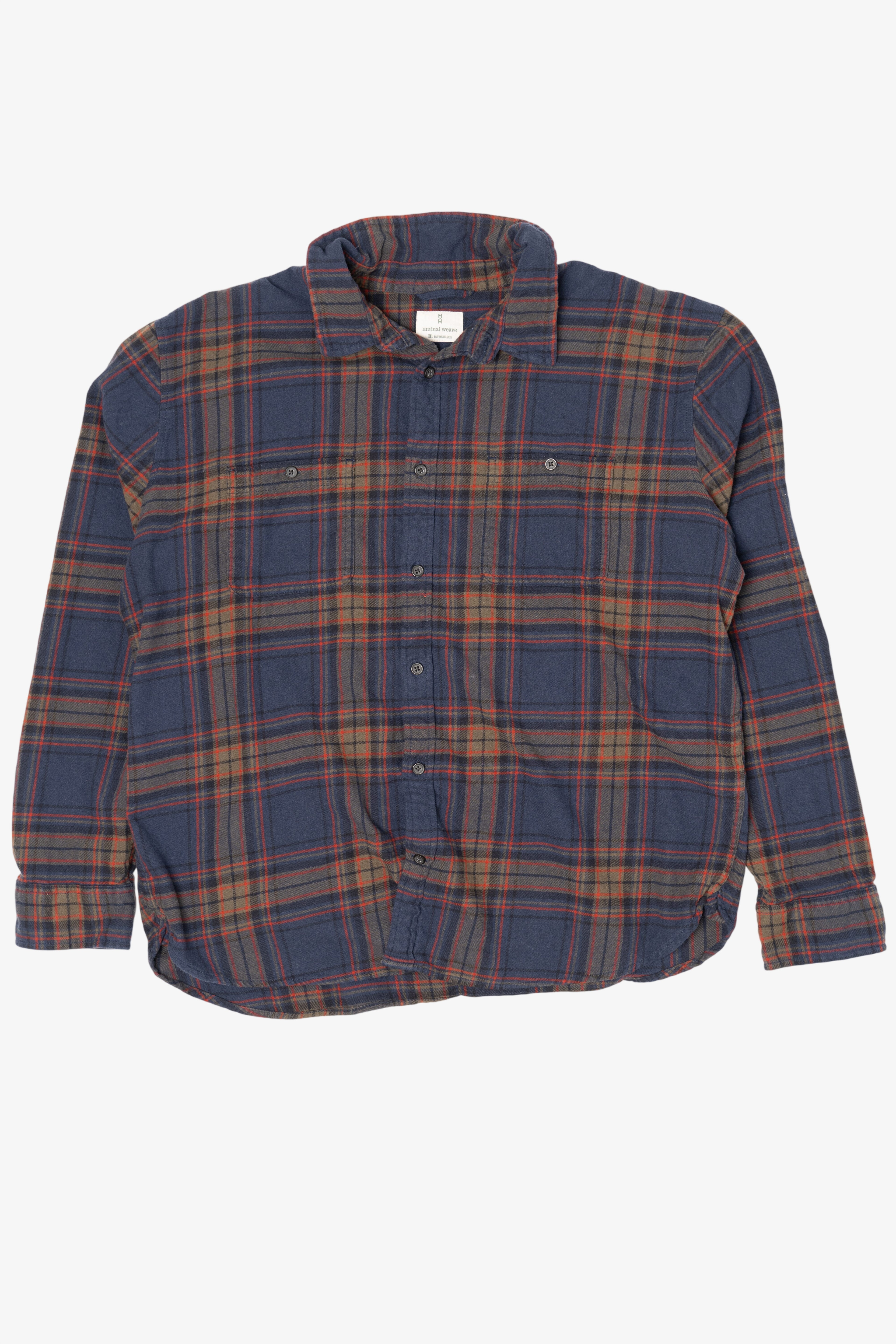 Blue Mutual Weave Flannel Shirt (2010s)