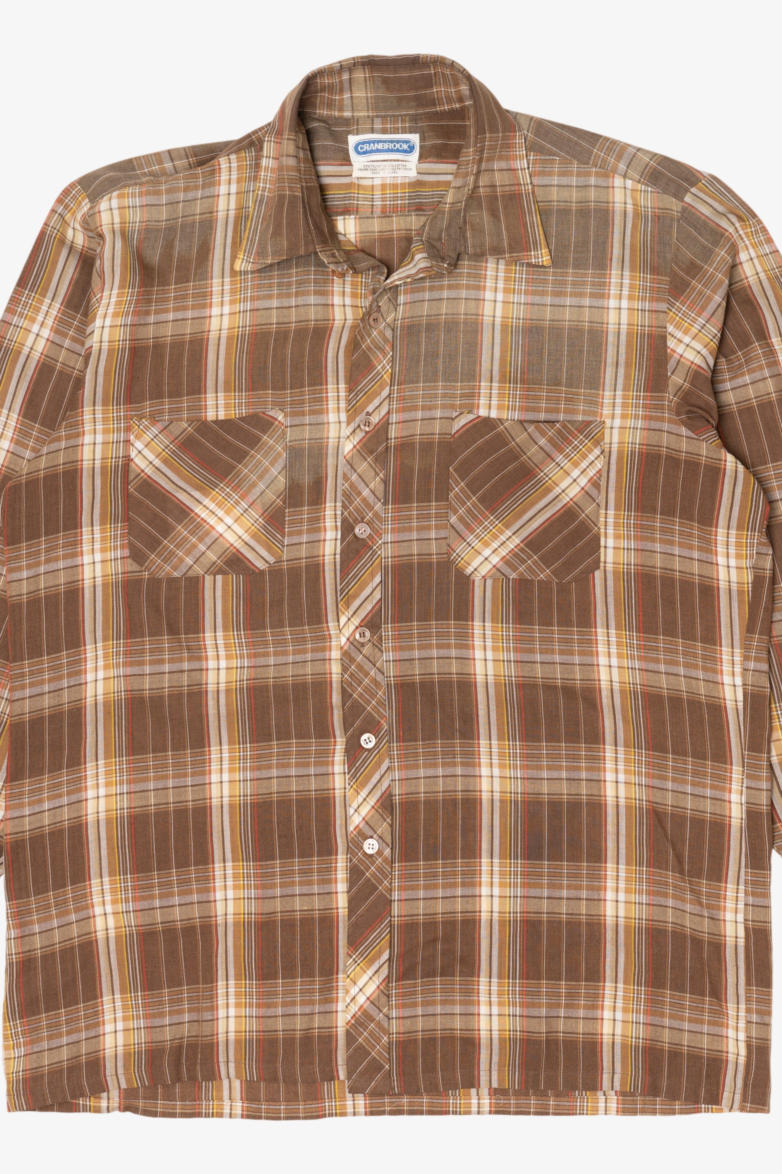 Vintage Brown Cranbrook Button Up Shirt (1990s)