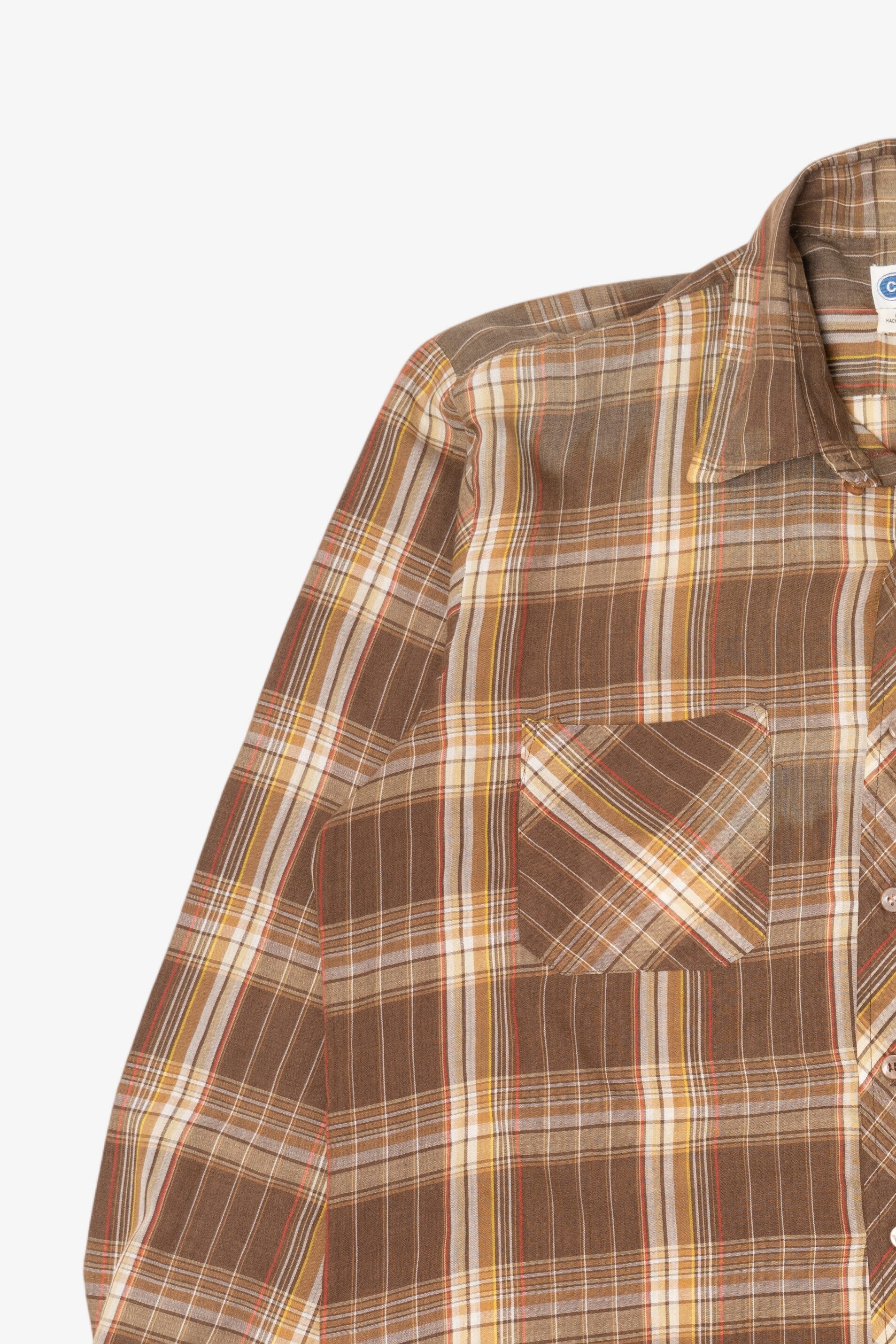 Vintage Brown Cranbrook Button Up Shirt (1990s)