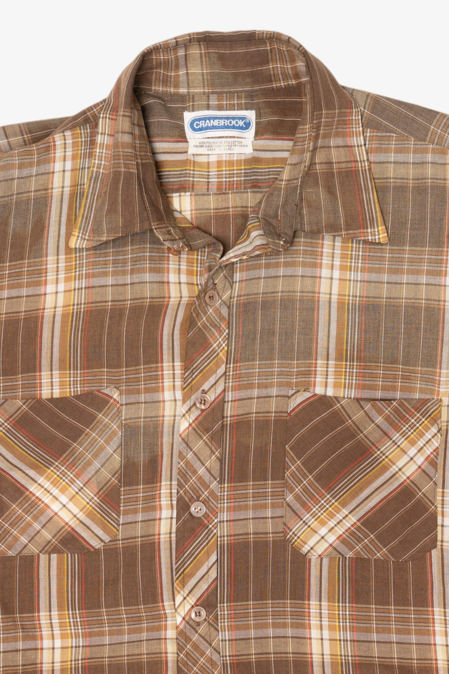 Vintage Brown Cranbrook Button Up Shirt (1990s)