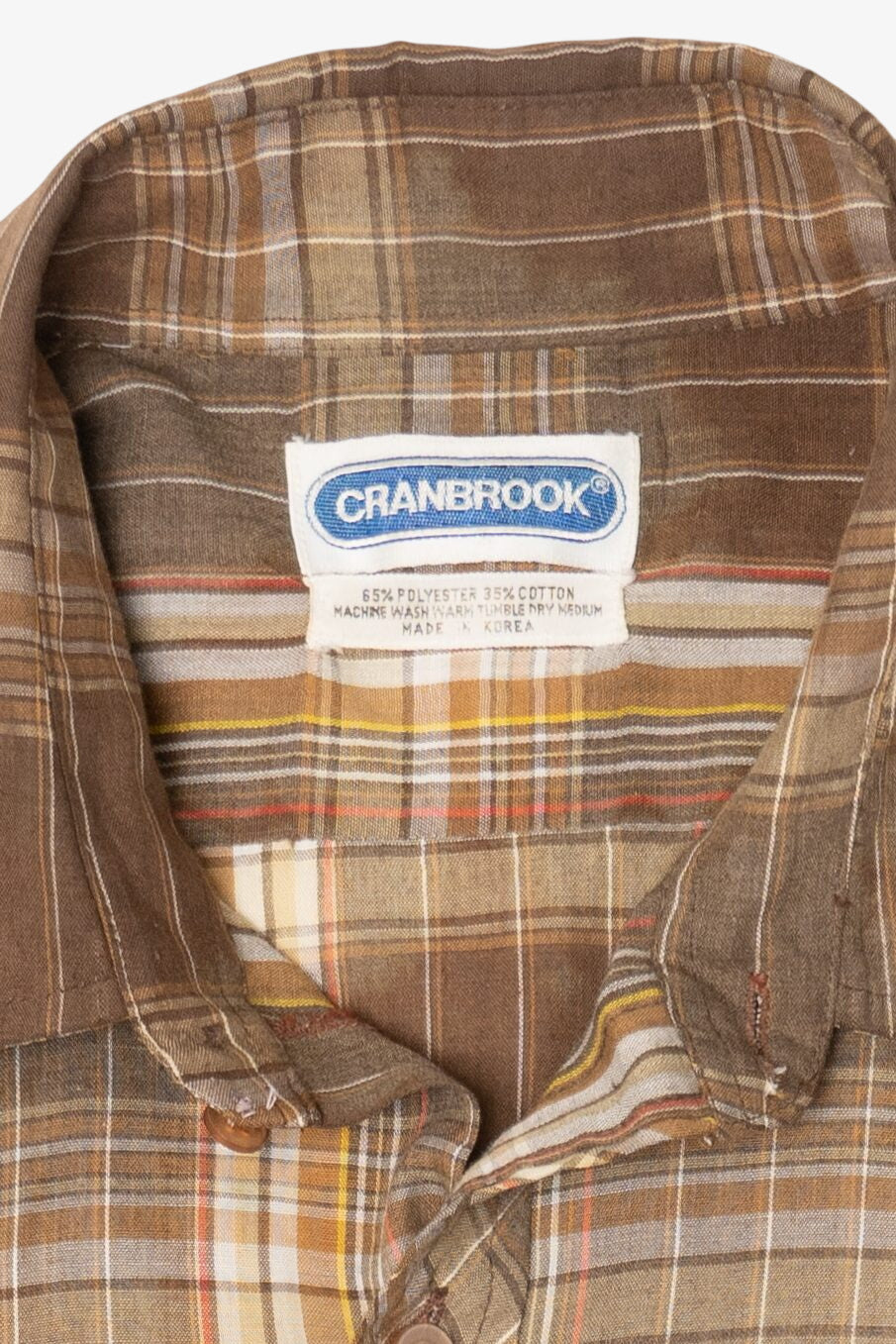Vintage Brown Cranbrook Button Up Shirt (1990s)