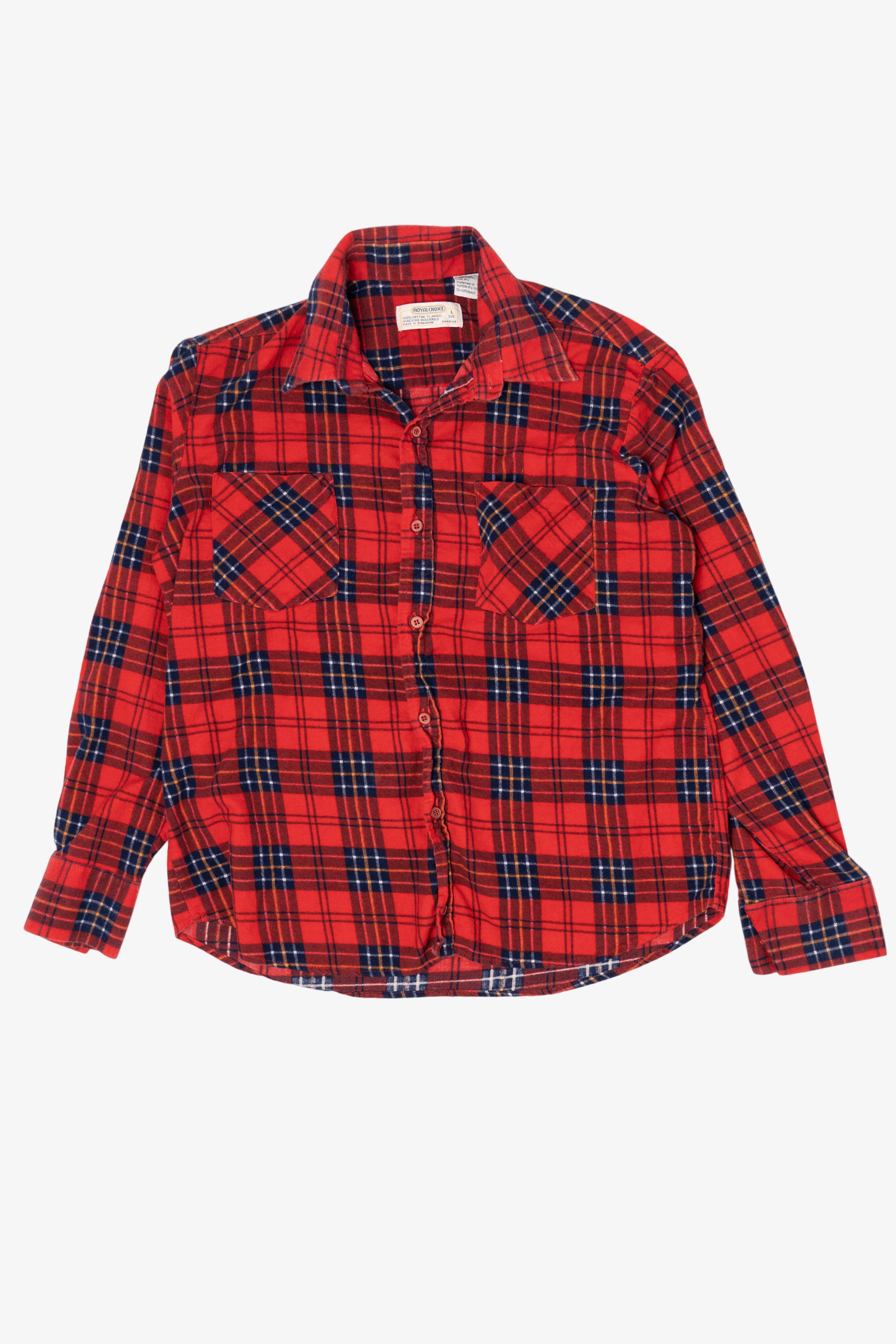 Vintage Red Royal Tee Flannel Shirt (1990s)