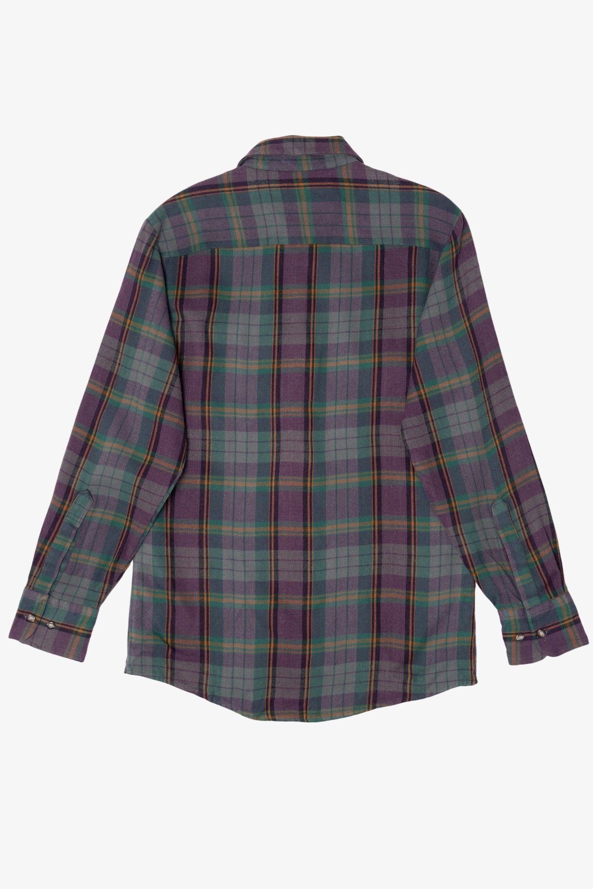 Vintage Purple And Gray Northwest Territory Flannel Shirt (1990s)
