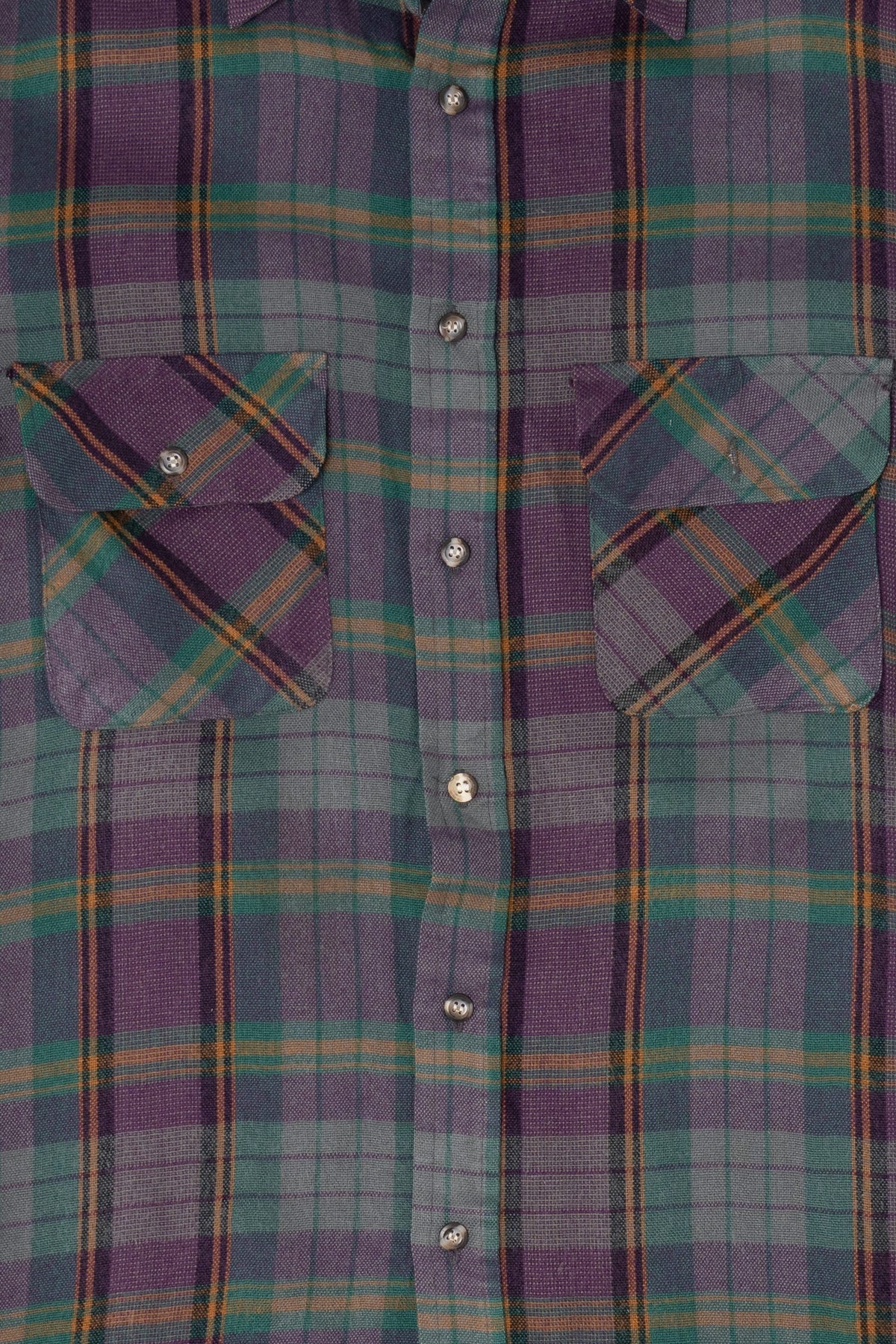 Vintage Purple And Gray Northwest Territory Flannel Shirt (1990s)