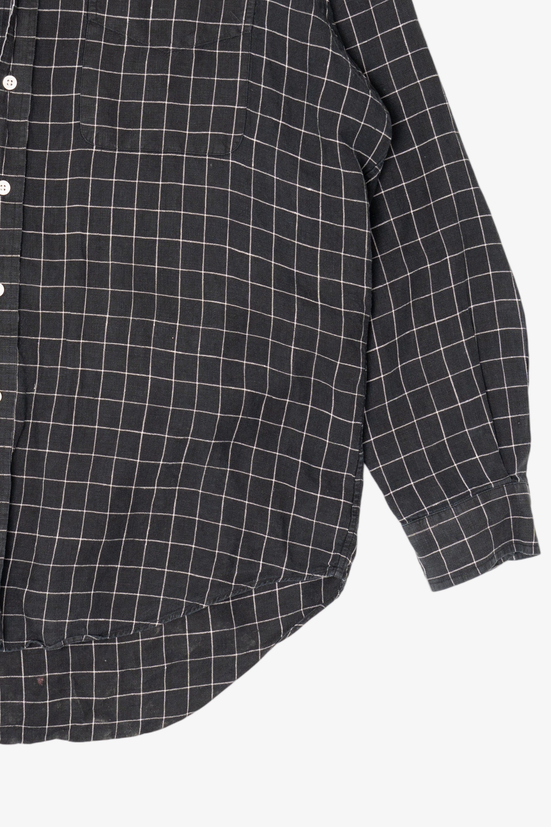 Vintage Dark Gray Ralph Lauren Button-Up Shirt (1990s)