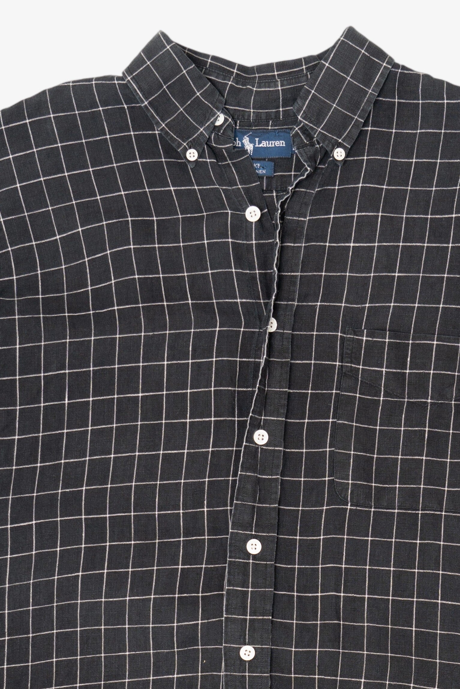 Vintage Dark Gray Ralph Lauren Button-Up Shirt (1990s)