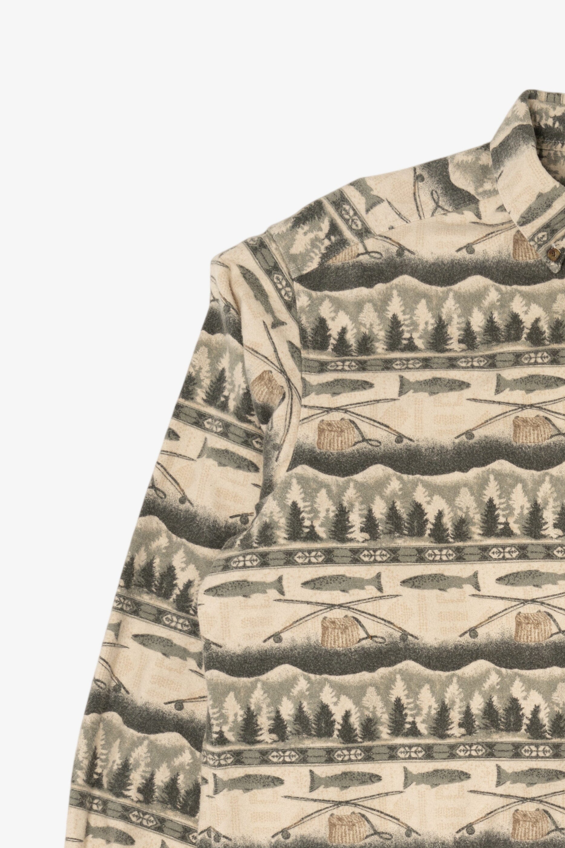 Vintage Fisherman Woolrich Flannel Shirt (1990s)