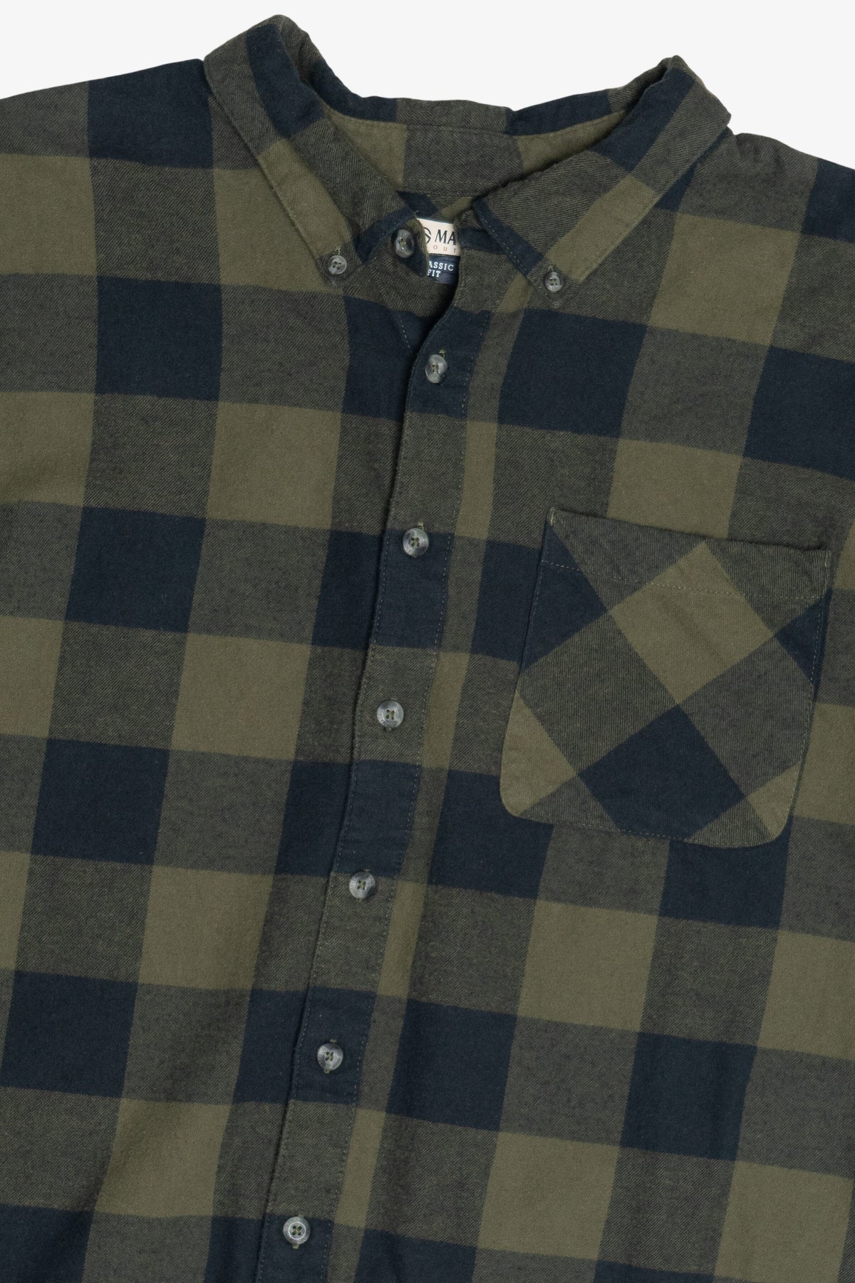 Magellan Outdoors Canyon Creek Buffalo Plaid Flannel Button Up (2010s)