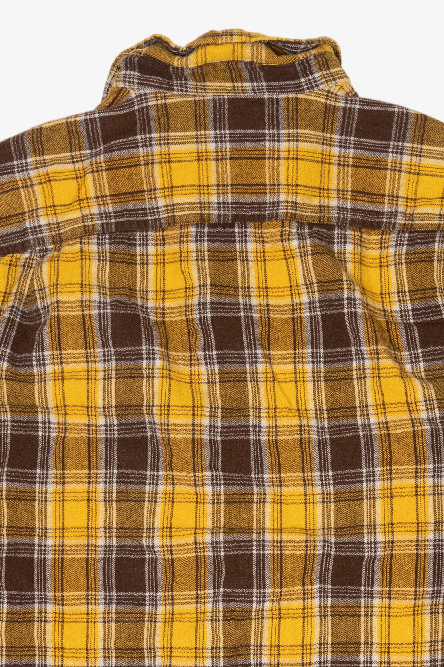 Yellow And Brown George Flannel Shirt