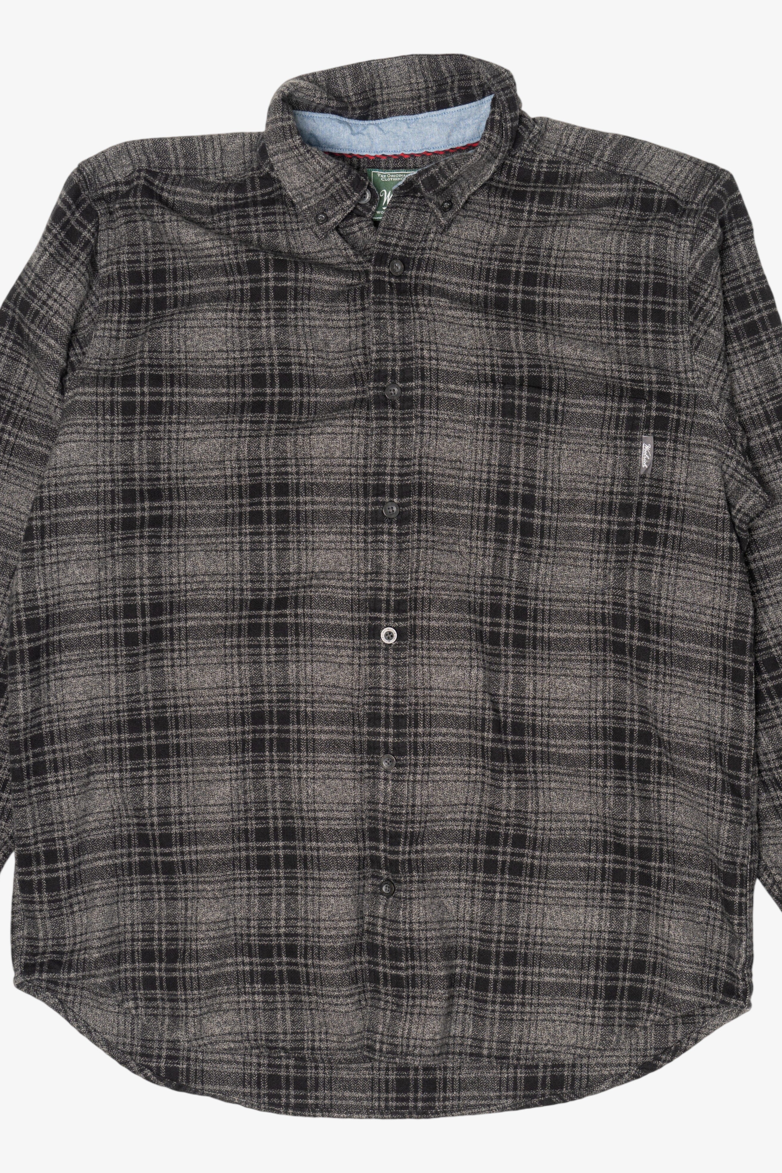 Dark Gray Woolrich Flannel Shirt