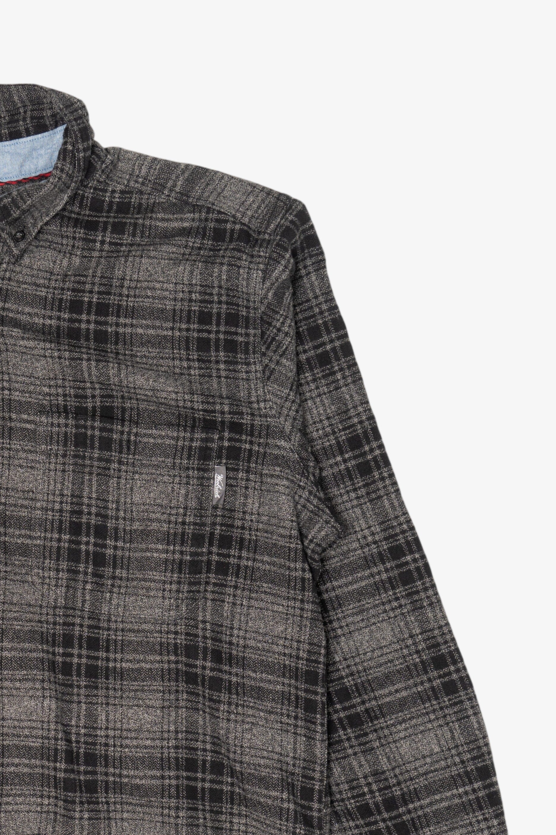 Dark Gray Woolrich Flannel Shirt