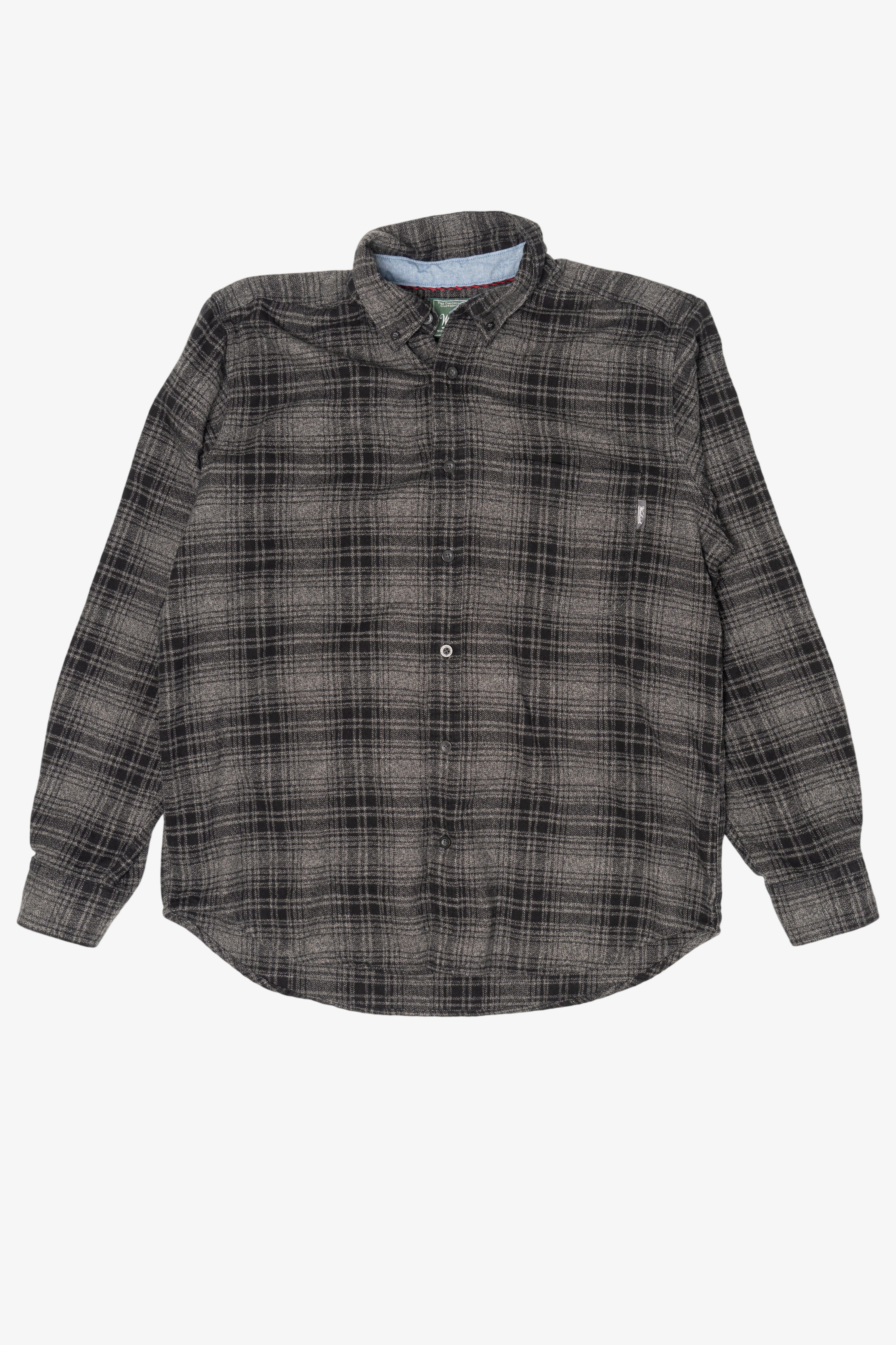Dark Gray Woolrich Flannel Shirt