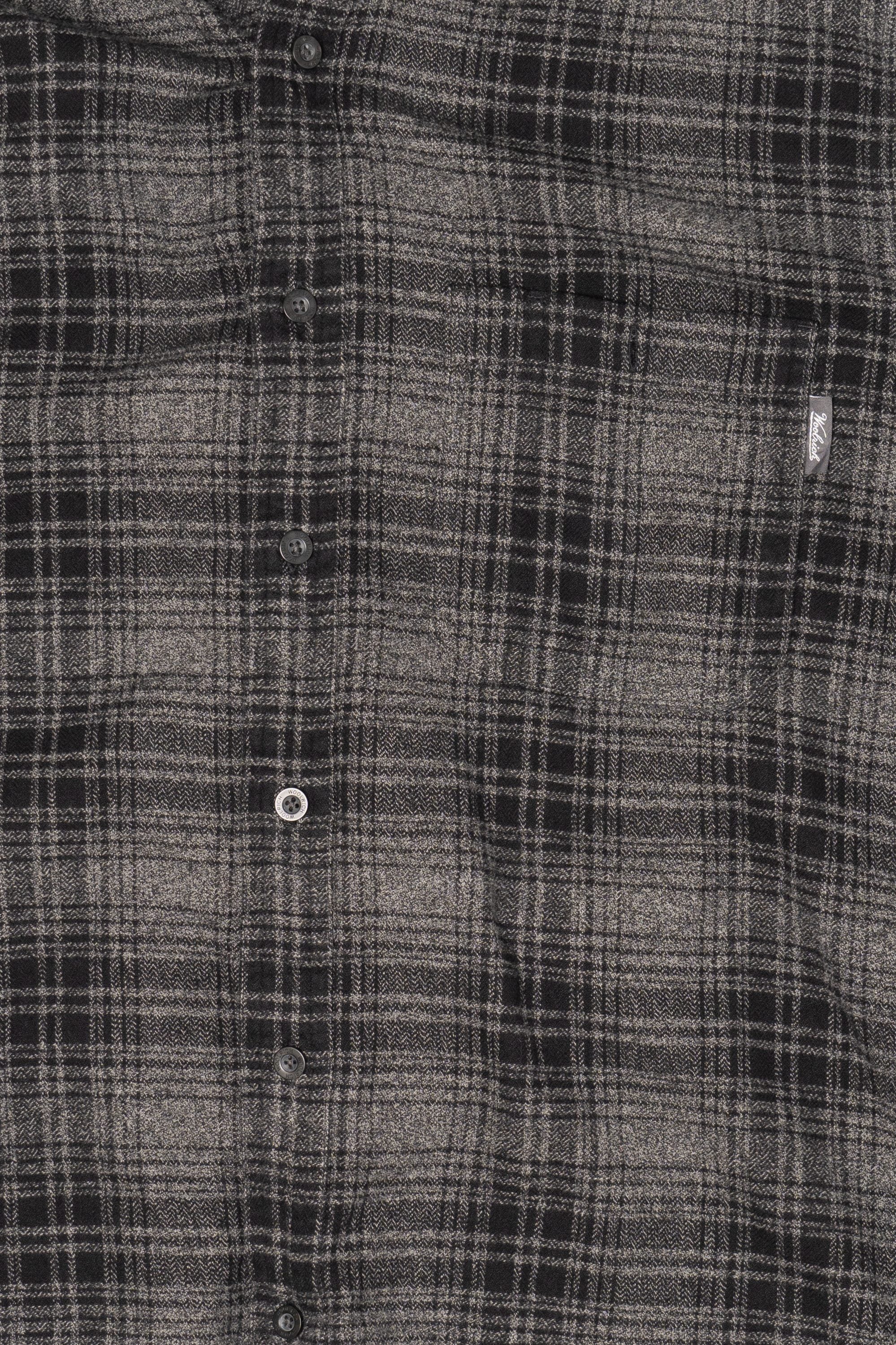 Dark Gray Woolrich Flannel Shirt