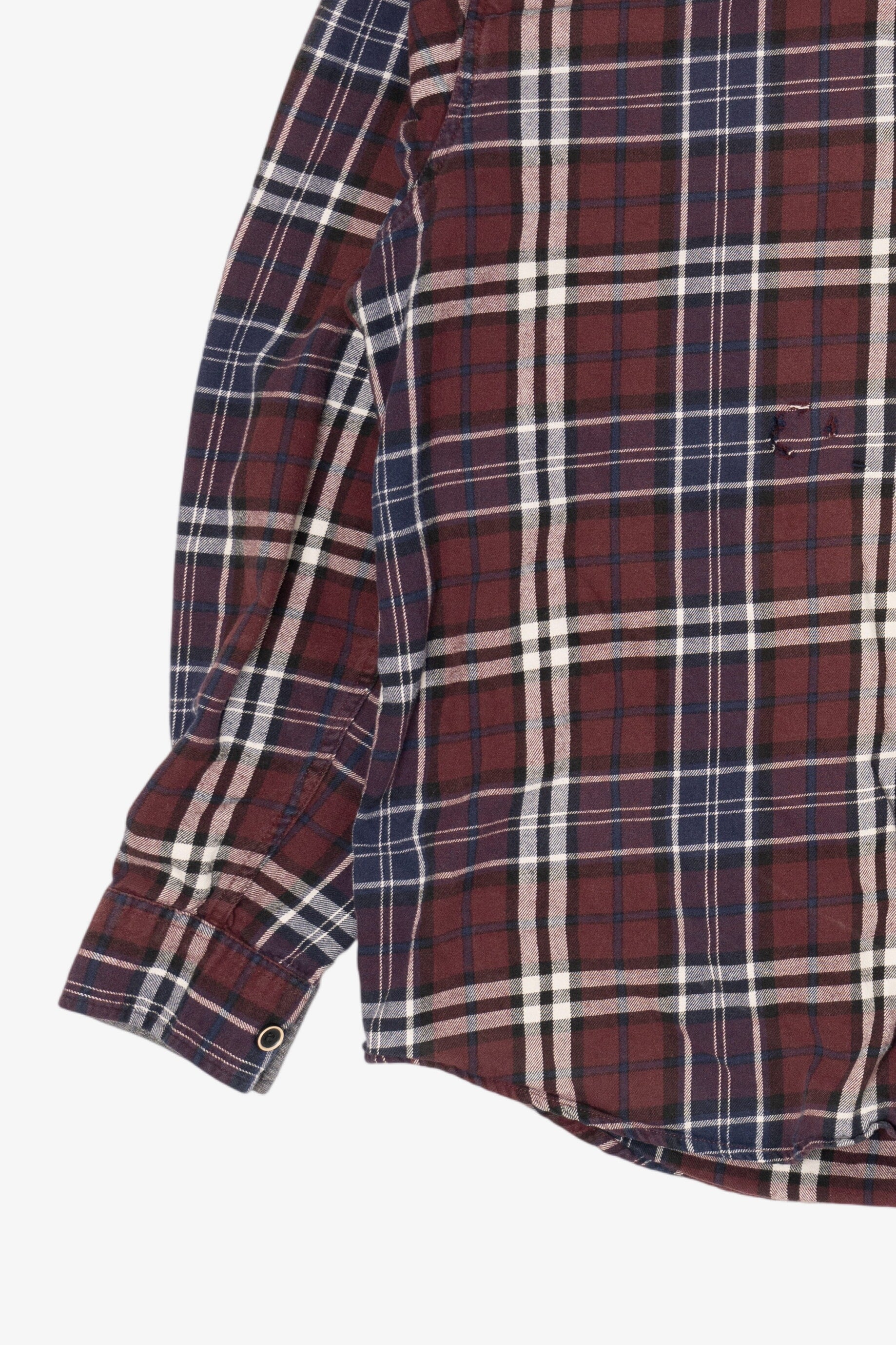 Burgundy Weatherproof Flannel Shirt
